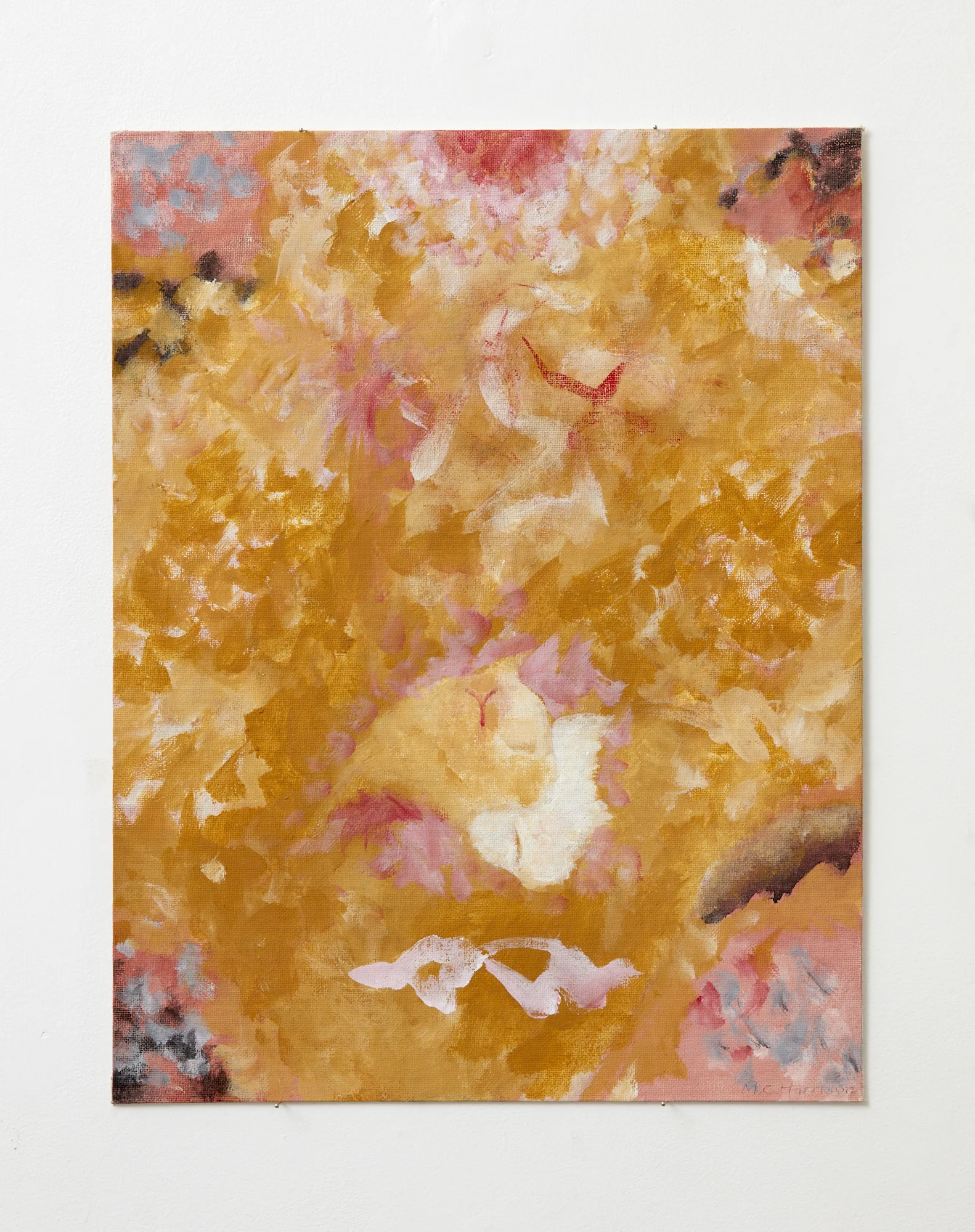 Colony 1994-2018 acrylic on canvas board 455 x 352mm