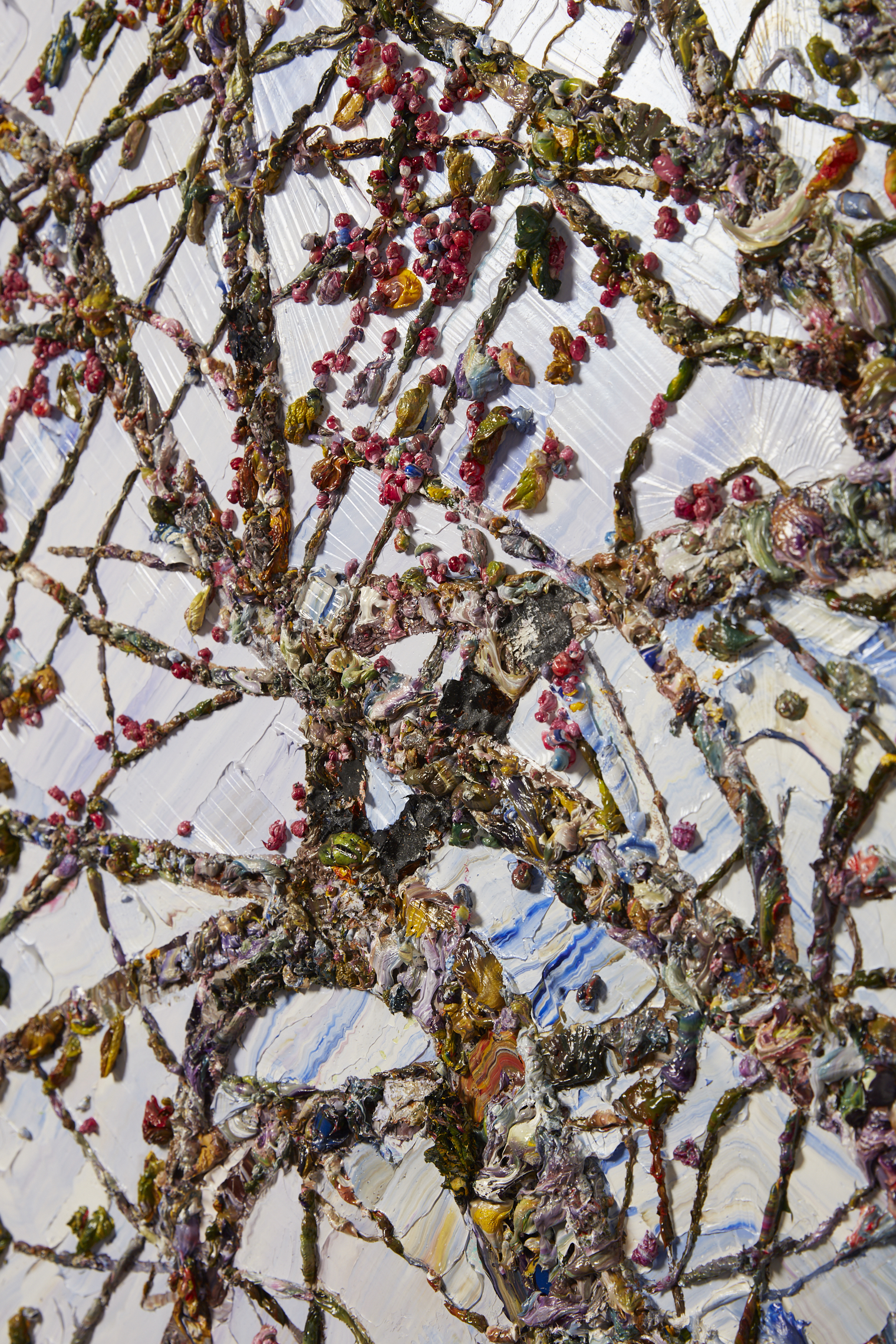 Texture of Nothing (detail) 2018 oil on linen 1810 x 1520mm