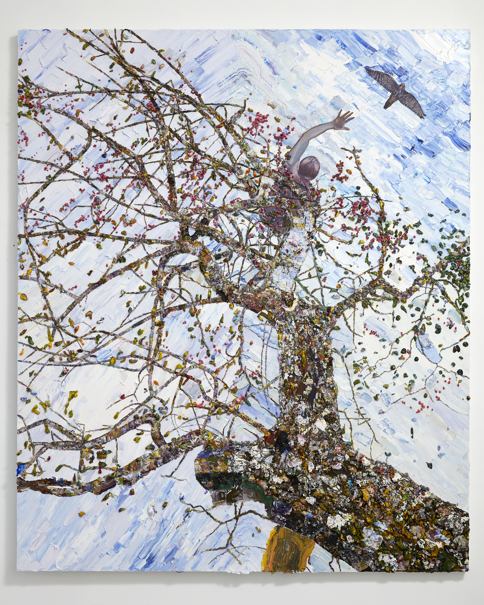 Brendon Wilkinson spinel twin and texture of nothing 24 November - 22 December Texture of Nothing 2018 oil on linen 1810 x 1520mm