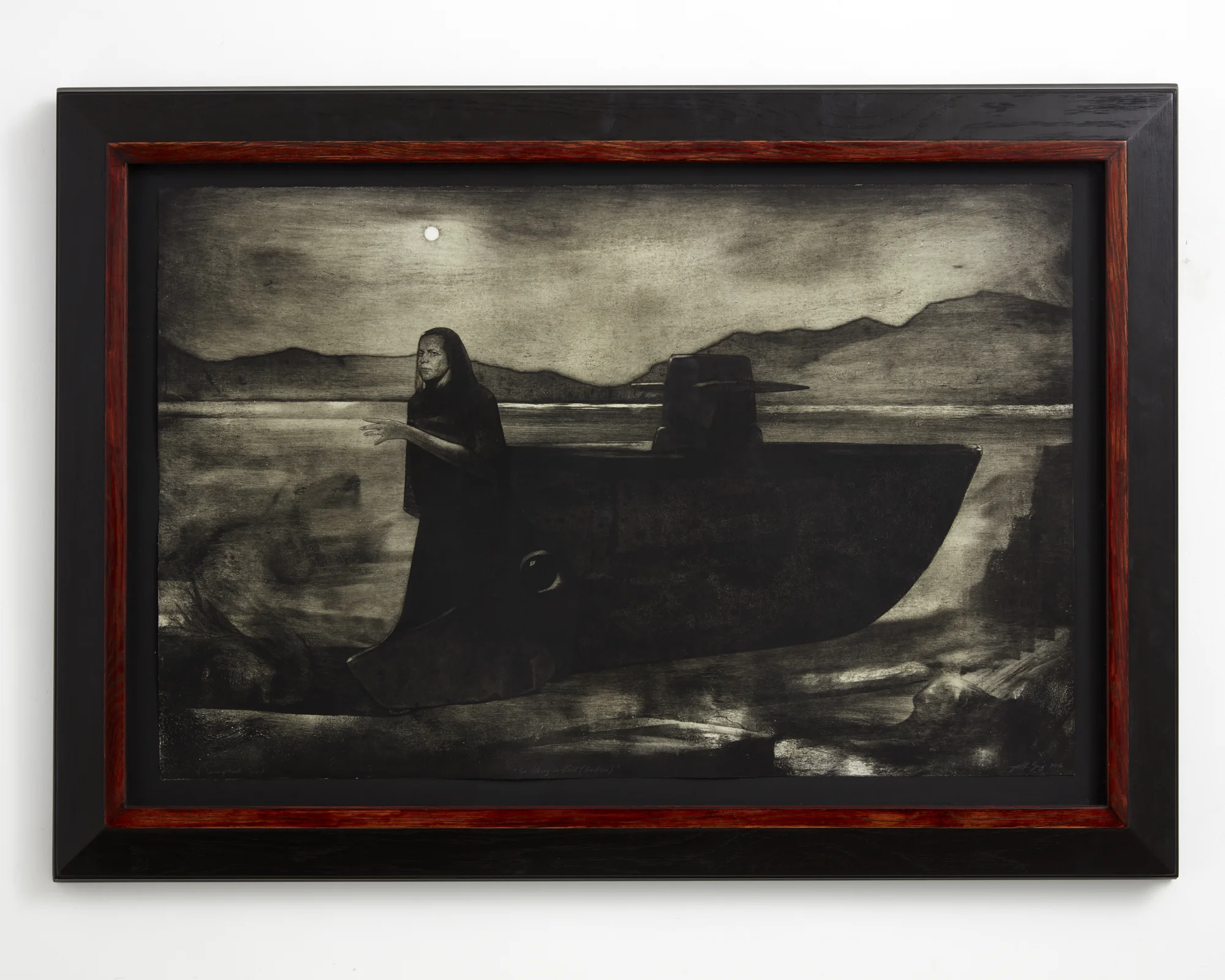 Viking U-Boat IV 2016 monoprint 1/1 560 x 865mm