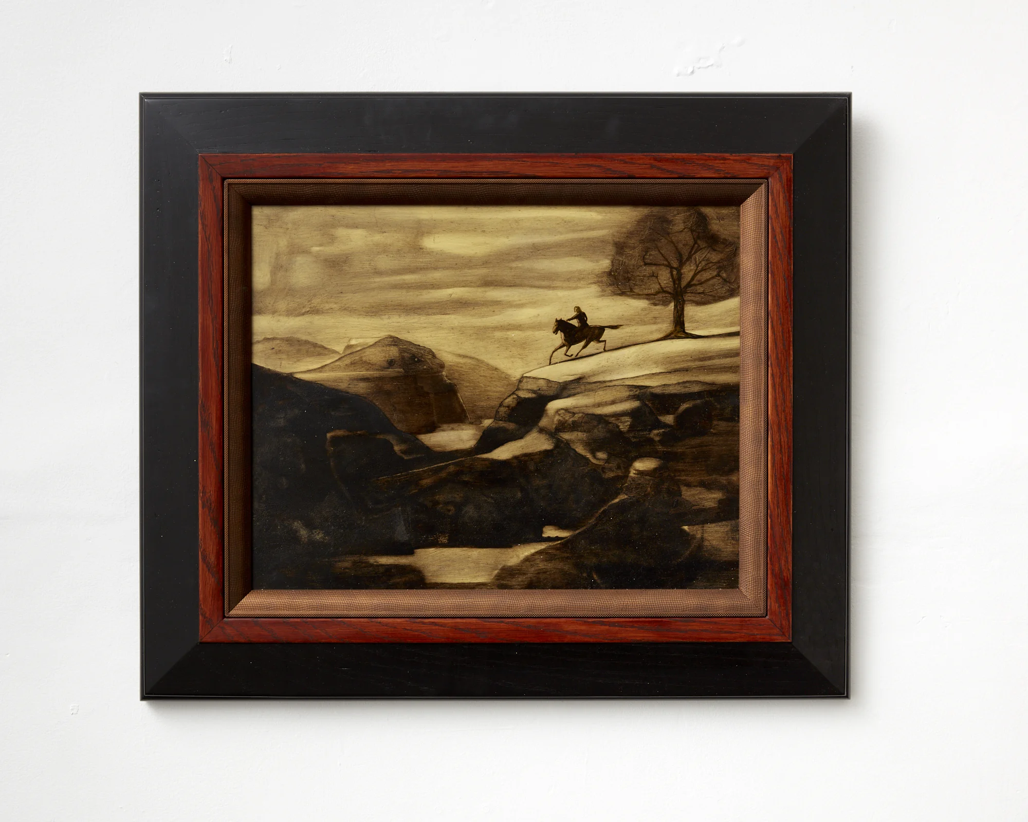 Vaqueros 2018 oil on board 310 x 390mm