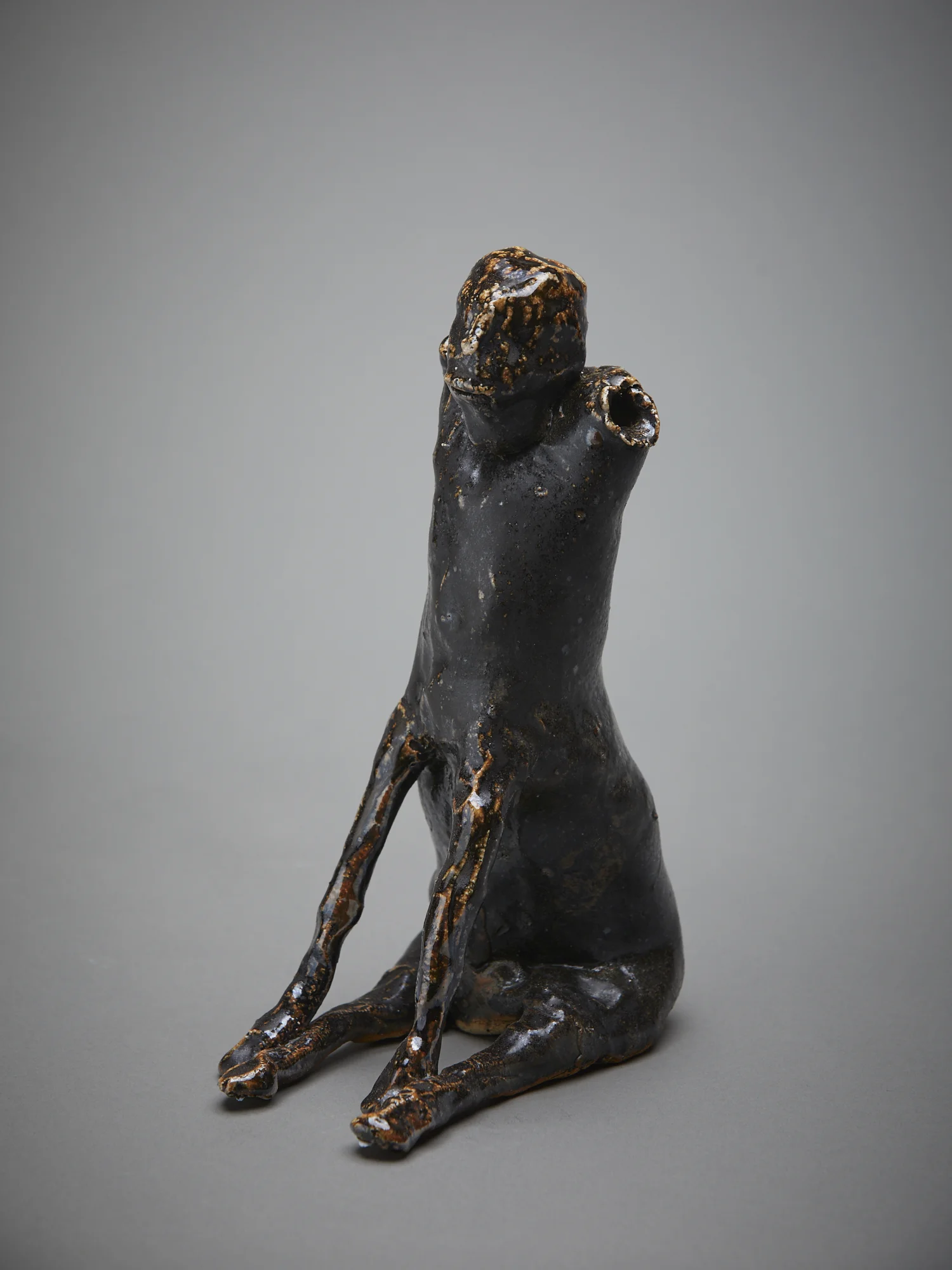 No Arms Centaur 2019 wood-fired ceramic 225 x 150 x 80mm