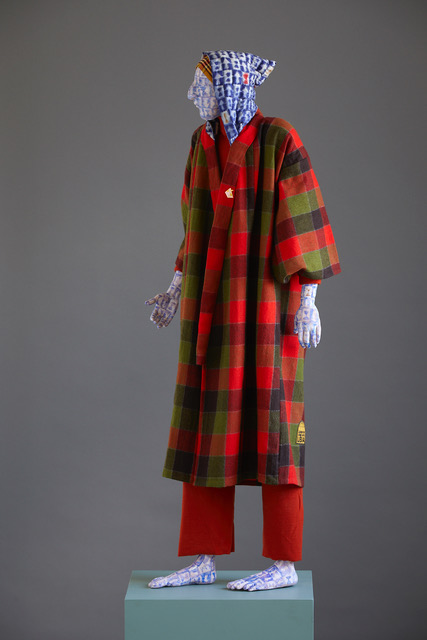 Jessie 2019 steel and foil armature, modelling material, fabric, paint 1170 x 480 x 230mm