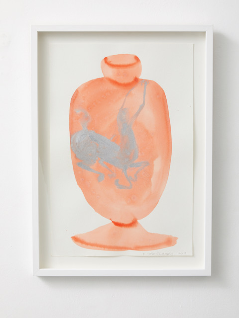 Rodin Centaur 2019 watercolour on paper 456 x 305mm