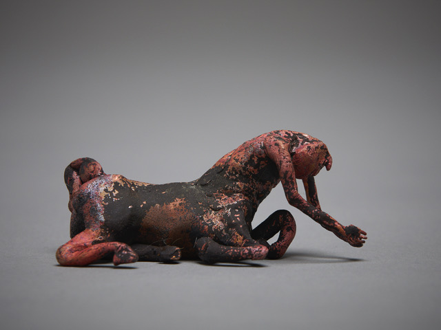 Shibuichi Lying Centaur 2019 Shibuichi (93% copper, 7% silver) 38 x 91 x 30mm