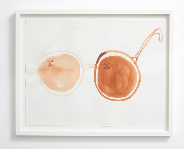Brown Tint 2019 watercolour on paper 500 x 650mm