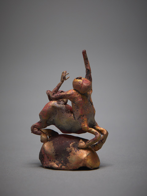 Francis Upritchard Shibuichi Pain Centaur 2019 Shibuichi (93% copper, 7% silver) 82 x 55 x 31mm