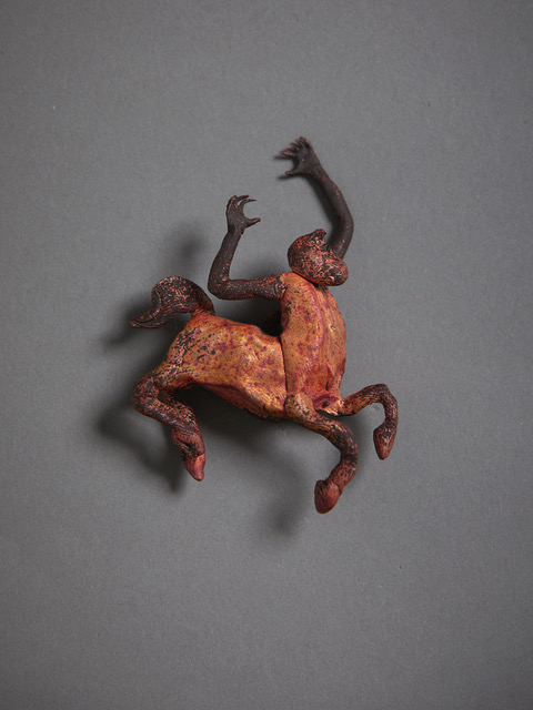 Francis Upritchard Shibuichi Centaur pendant 2019 Shibuichi (93% copper, 7% silver) 80 x 55 x 22mm