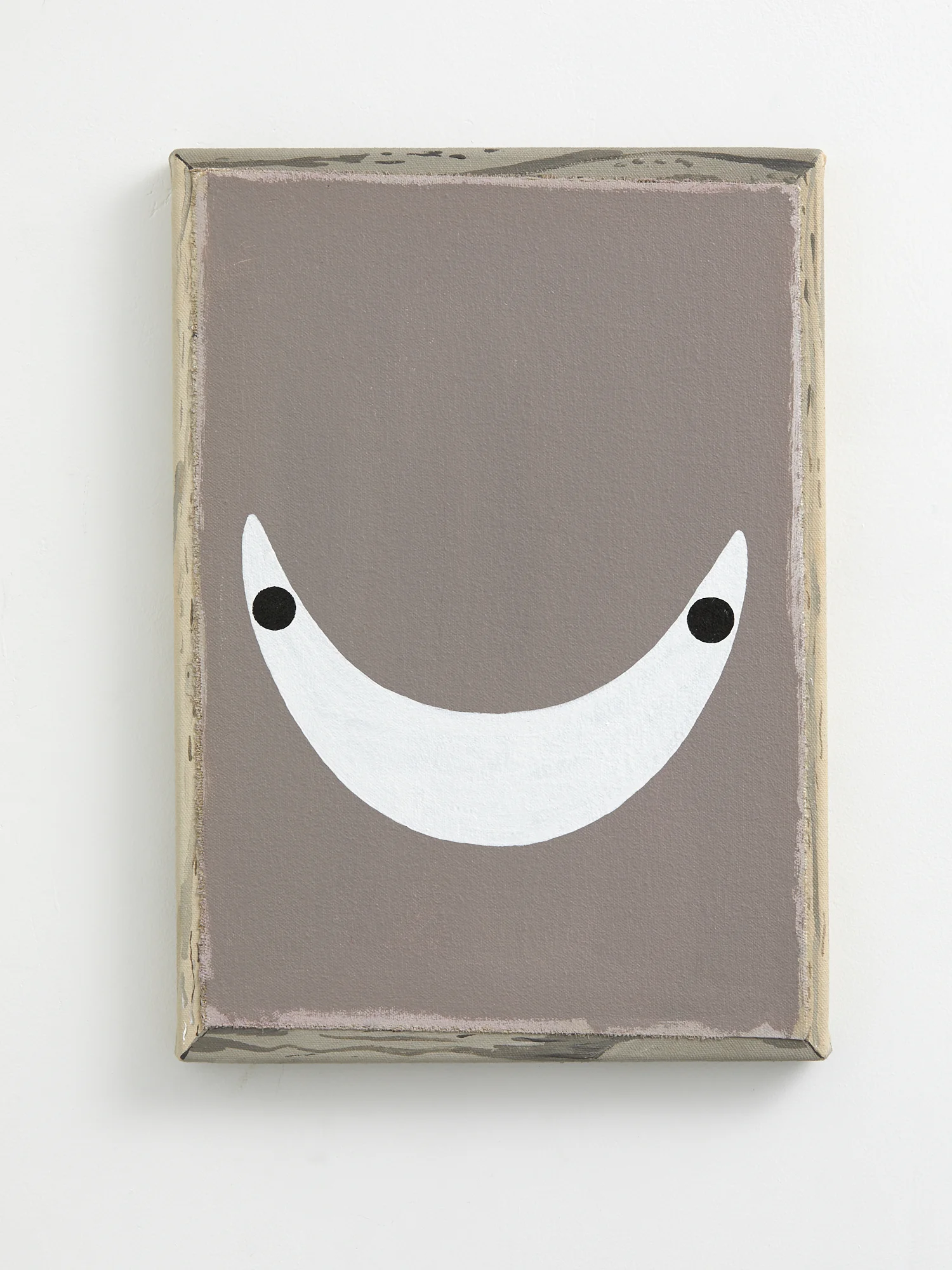 Three by Nine Smile 2019 acrylic on canvas 355 x 250mm