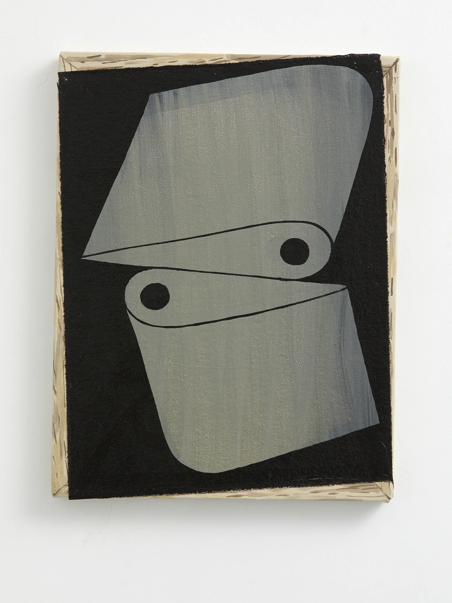 Revolver 2019 acrylic on canvas 330 x 255mm