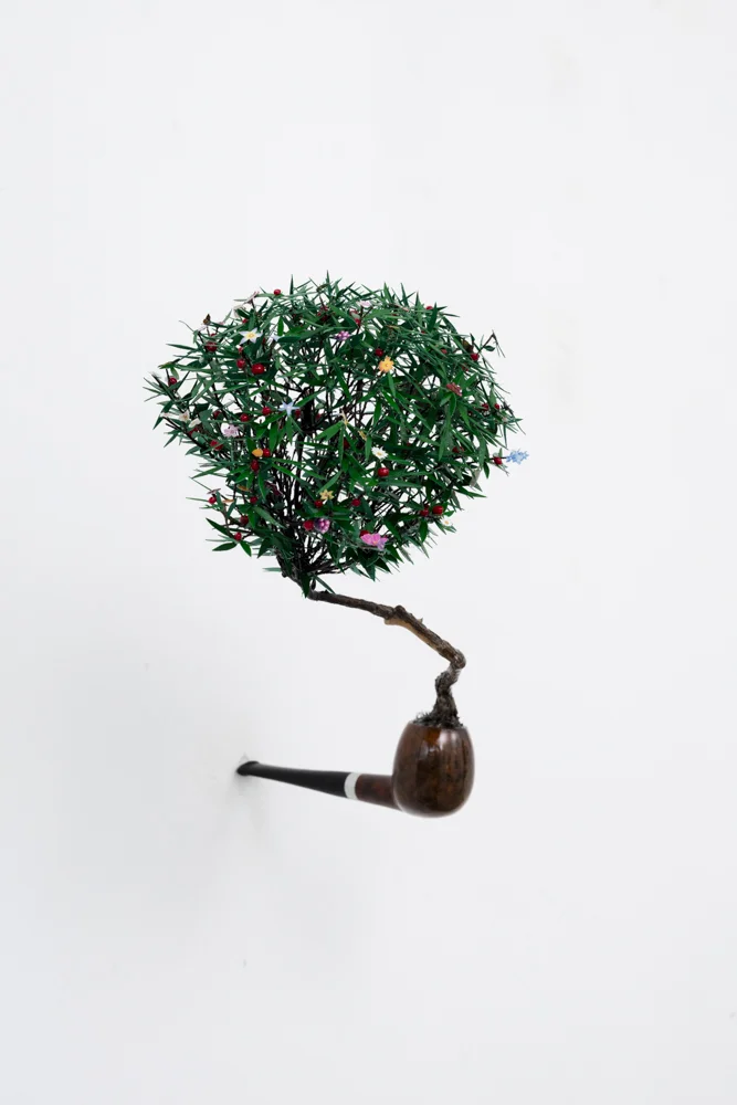 All Leaves are Music to Small Stars 2015 mixed media 230 x 170 x 190mm