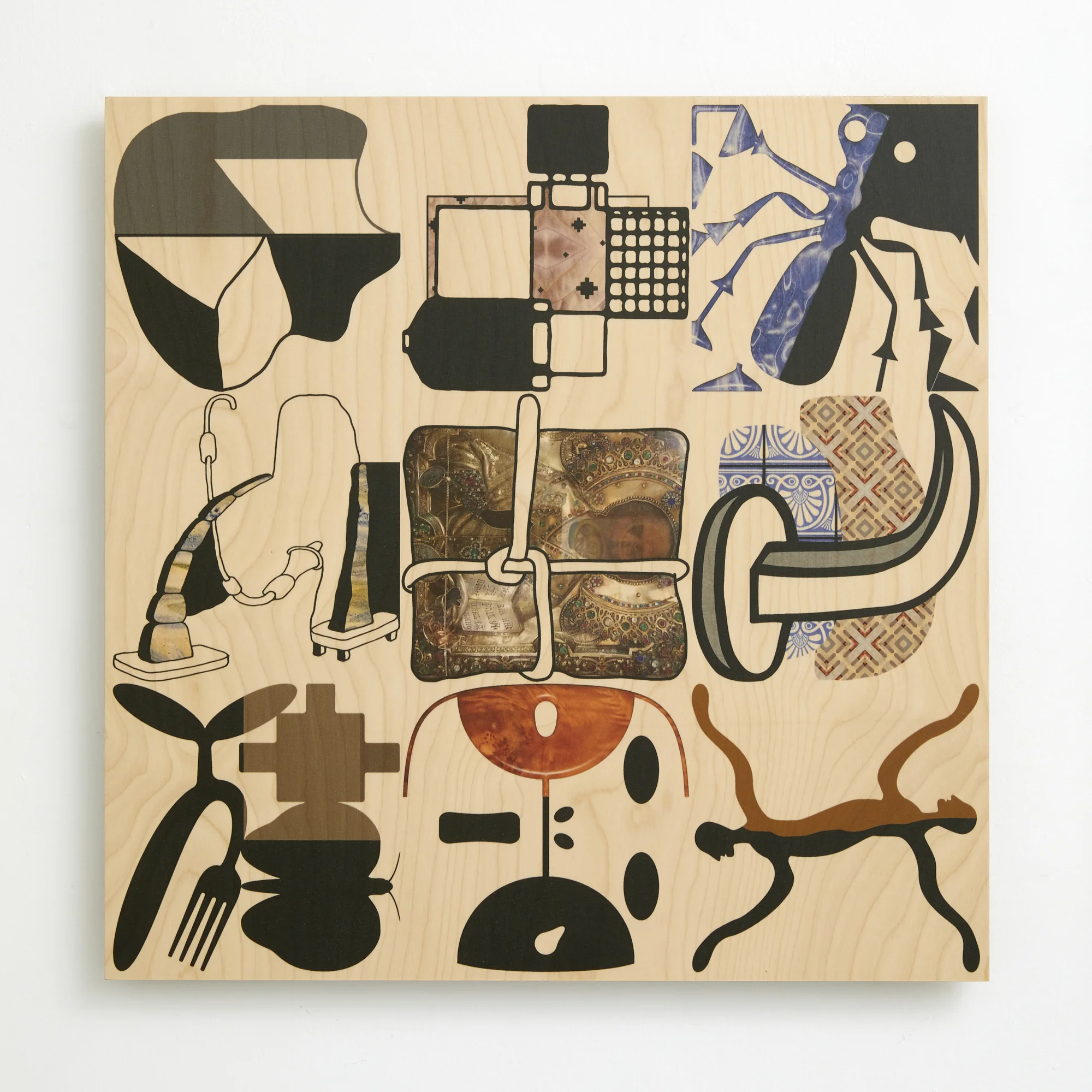 Rhizome (5990) 2019 UV inkjet on plywood 550 x 550mm