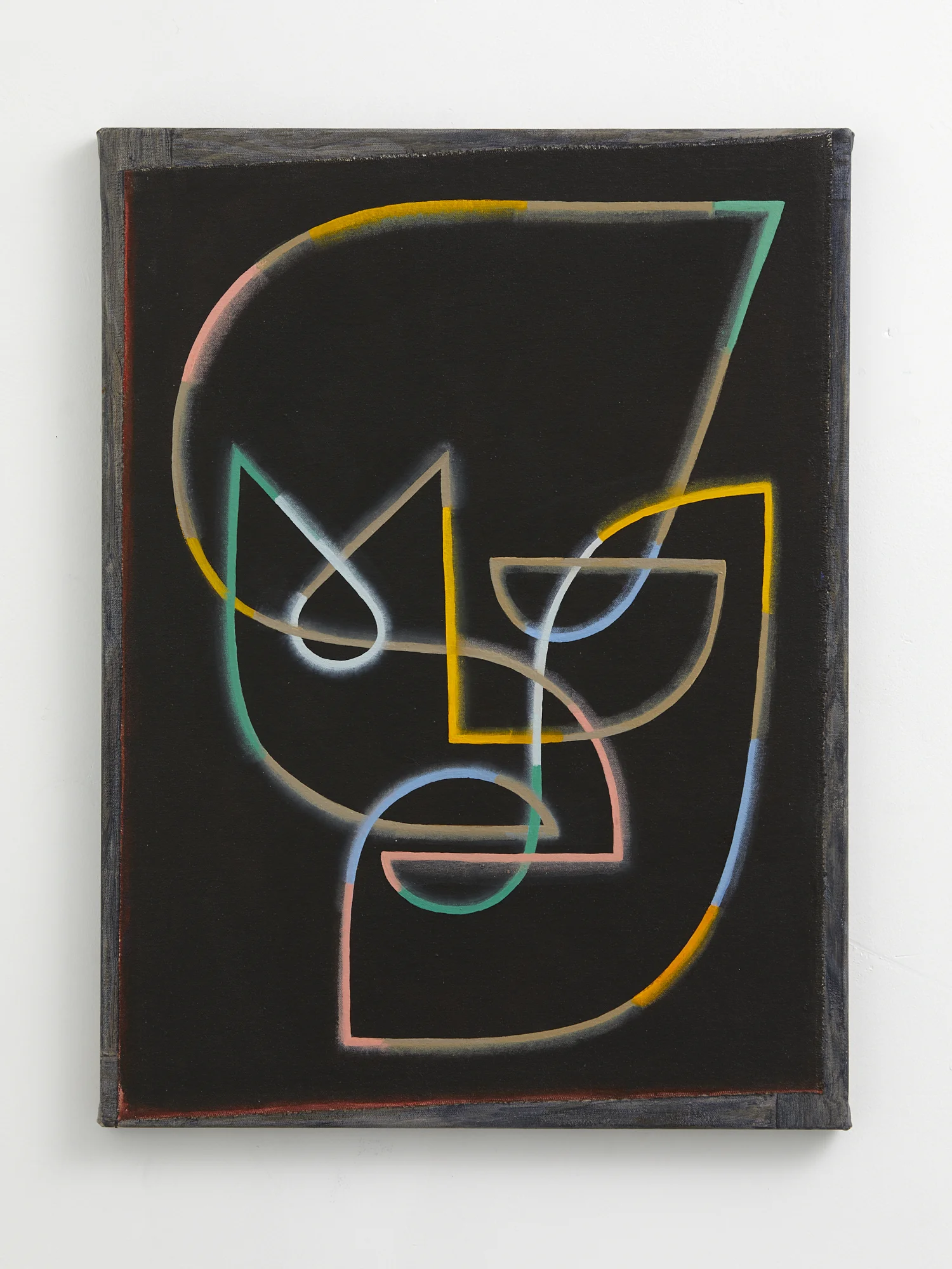 Octavia 2019 acrylic on canvas and linen 1065 x 835mm