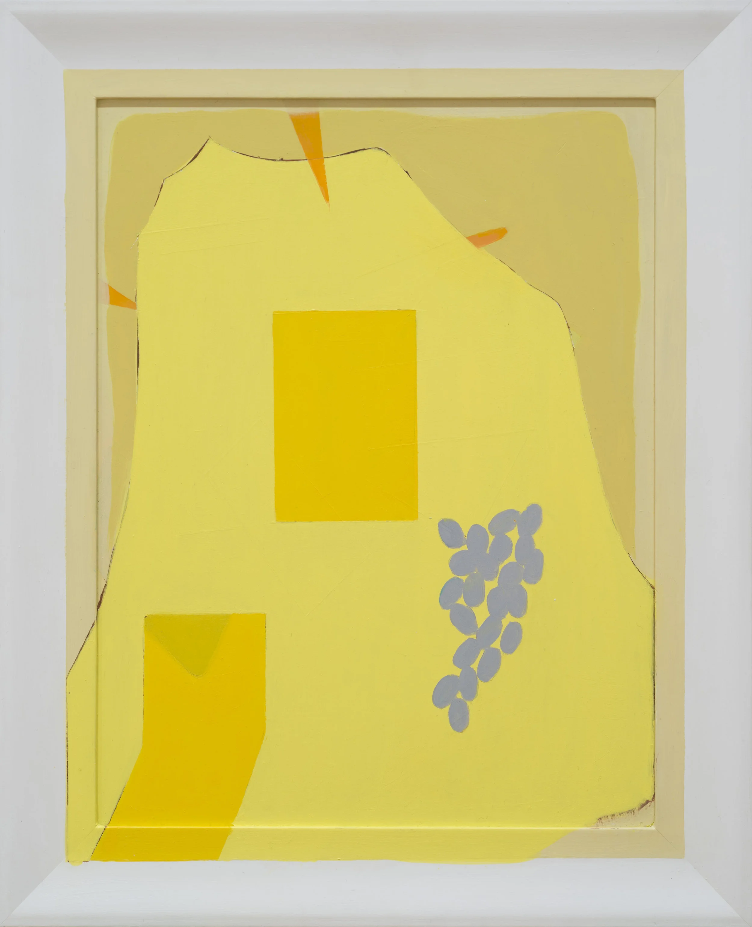 Untitled 2015 oil on aluminium 580 x 470mm