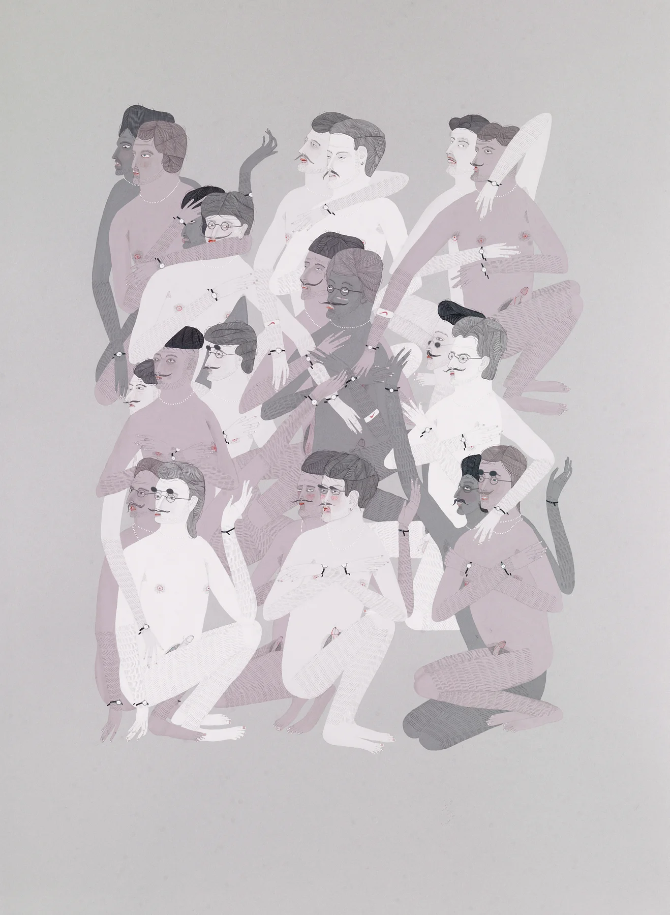 Turnbuckle Squat 2010 gouache and pencil on paper 760 x 560mm