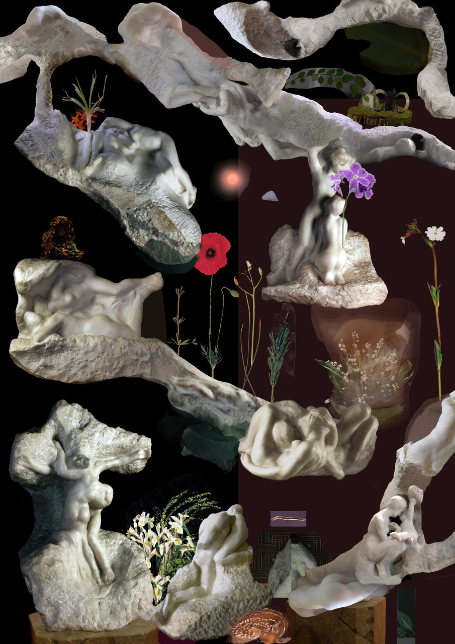 Homage to Rodin 2010 digital print, edition 3/3 830 x 585mm