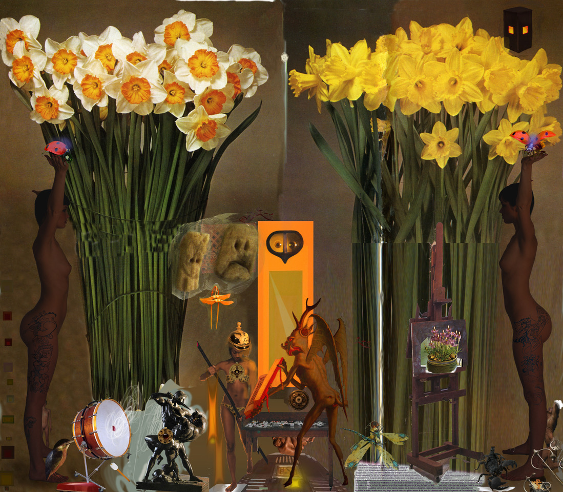 Composition with Daffodils 2011 digital print, edition of 3 350 x 395mm
