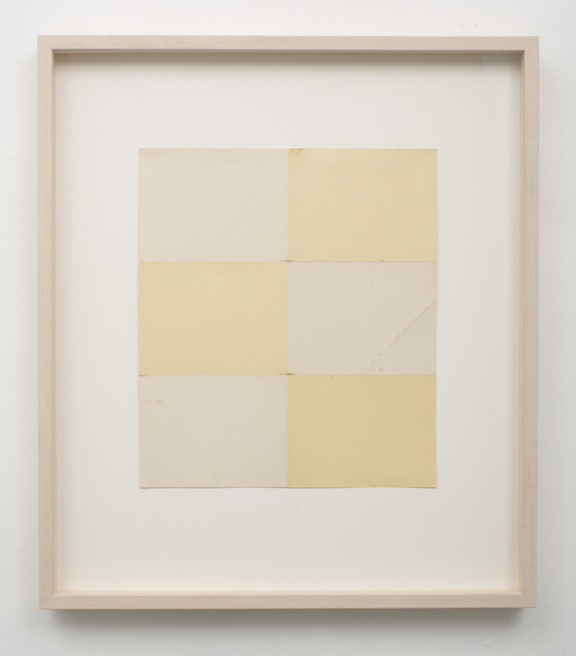 No title 2013 found paper and archival tape 320 x 280mm
