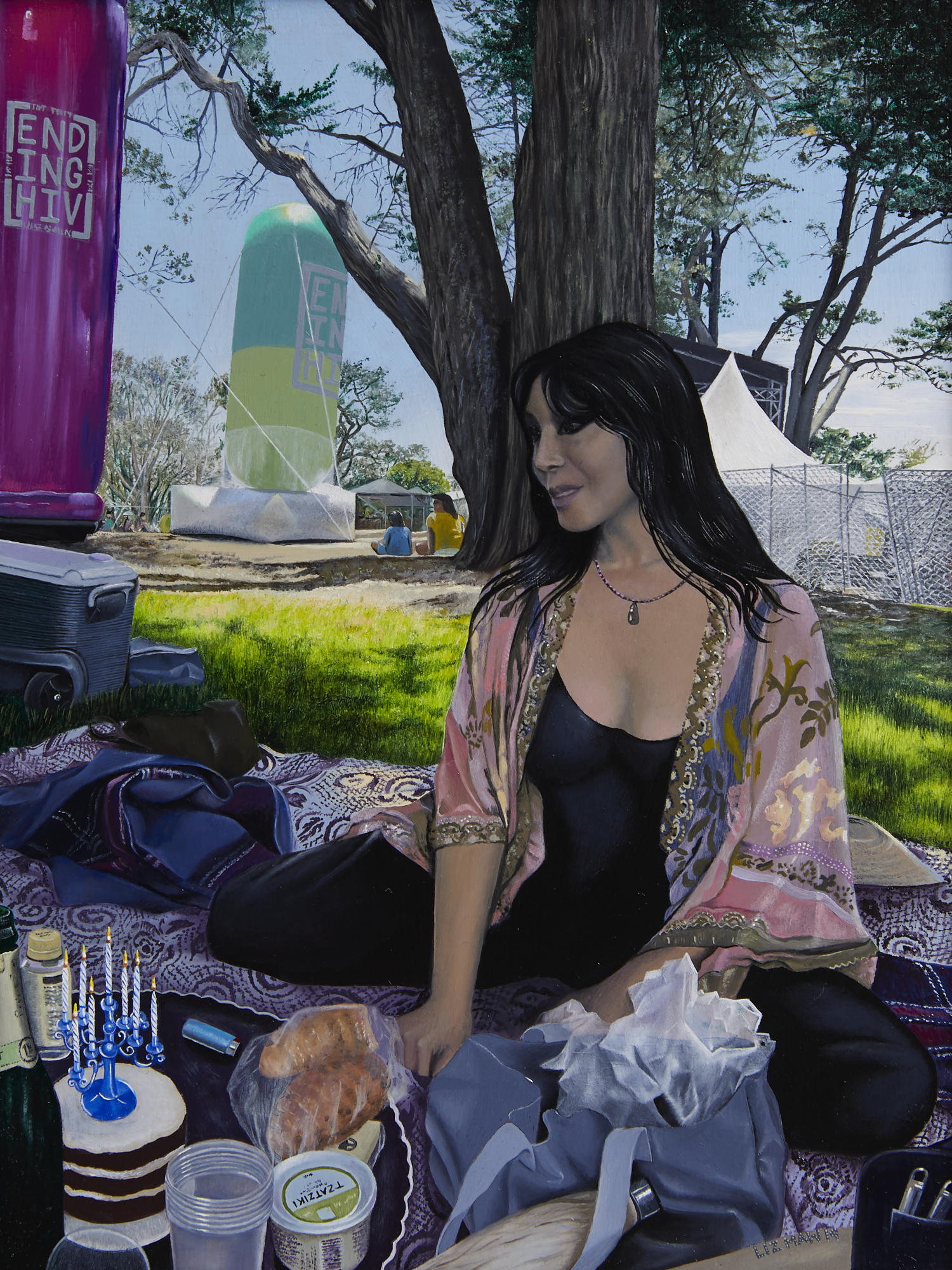 Dearest Suz 2019 oil on board 200 x 150mm