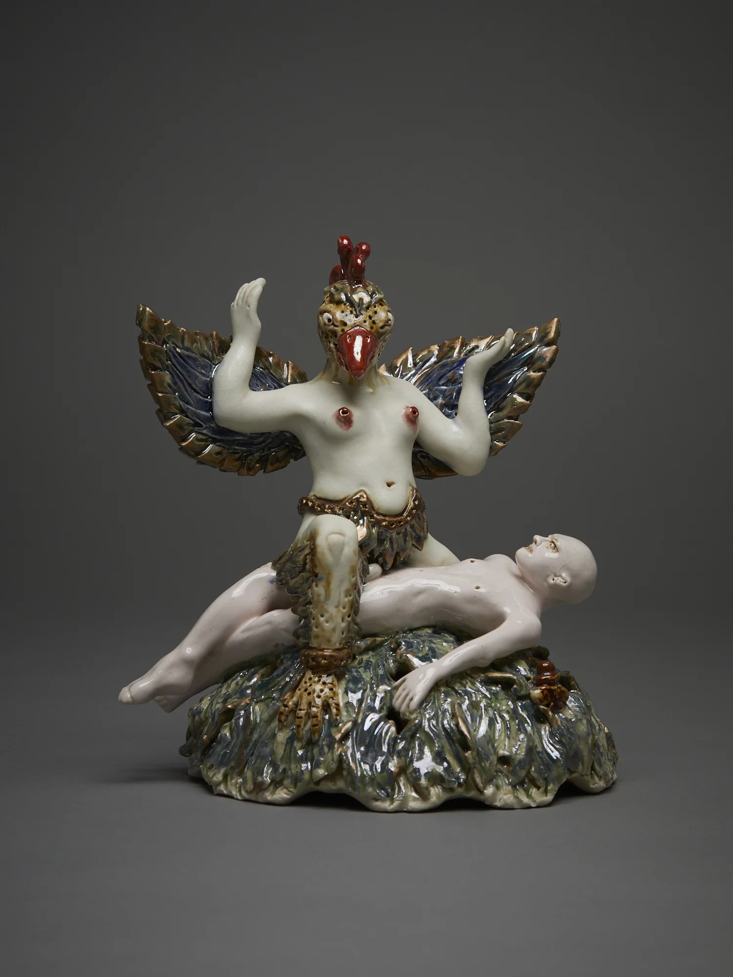 Garuda’s Prize 2014 stoneware, glazes, lustre 190 x 160 x 140mm