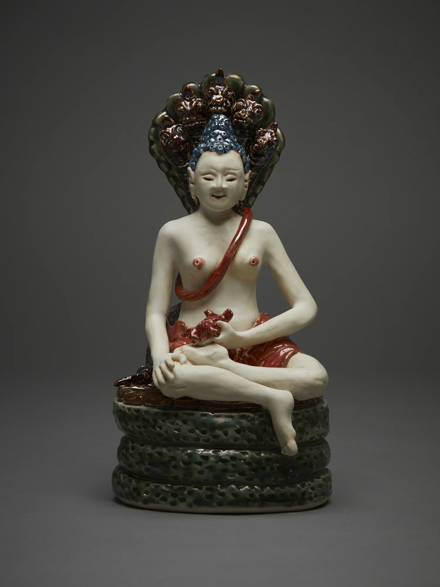 Protection 2019 stoneware, glazes, lustre 230 x 200 x 200mm