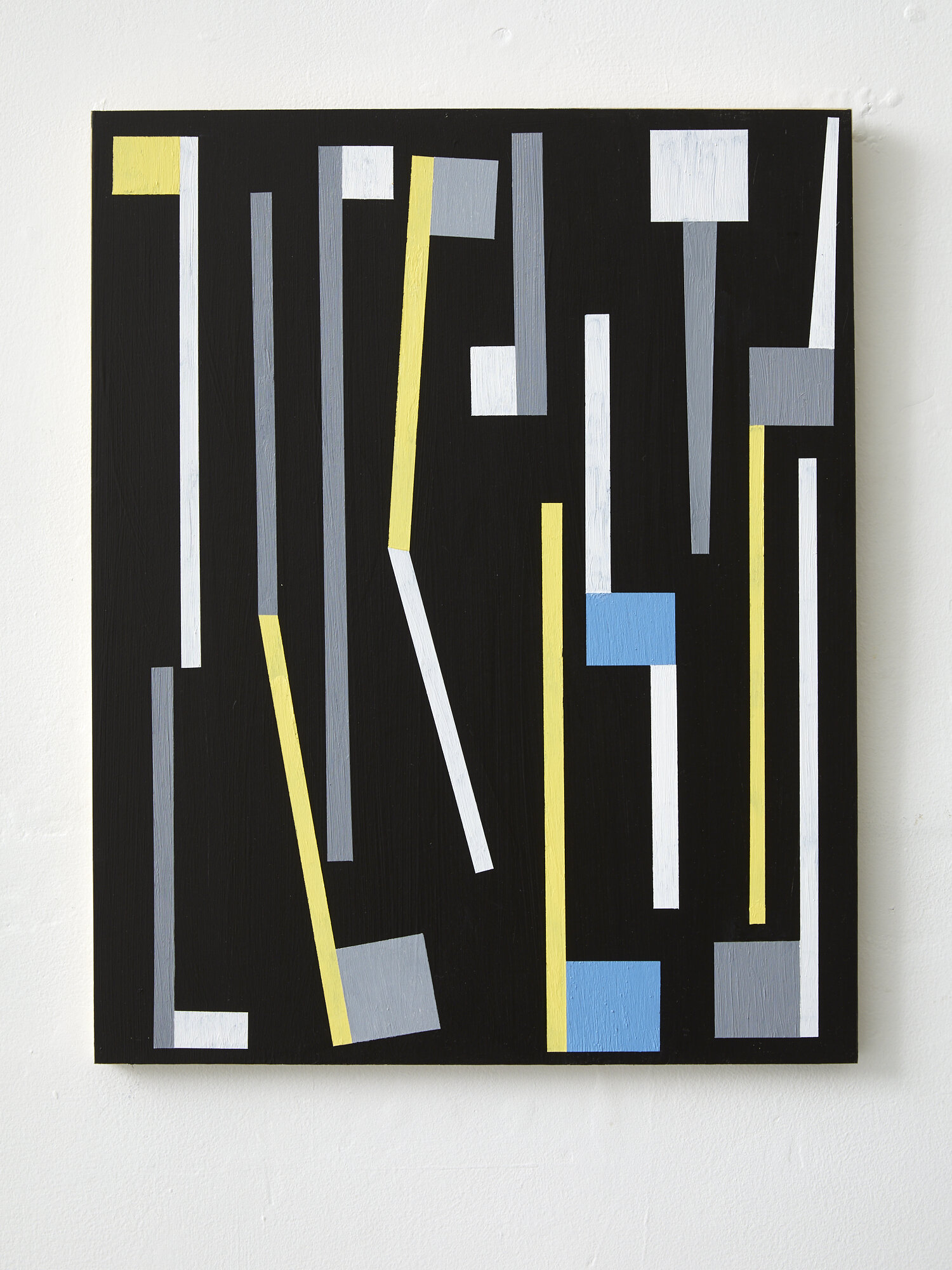 Compact 2 2019 acrylic and oil on board 500 x 400mm