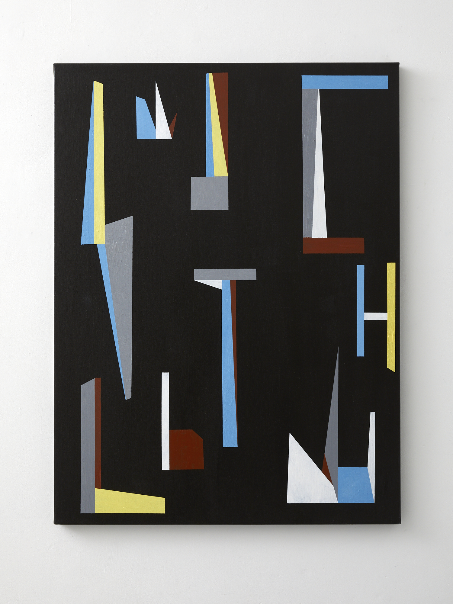 Initial Inventory 2019 acrylic and oil on canvas 1015 x 760mm