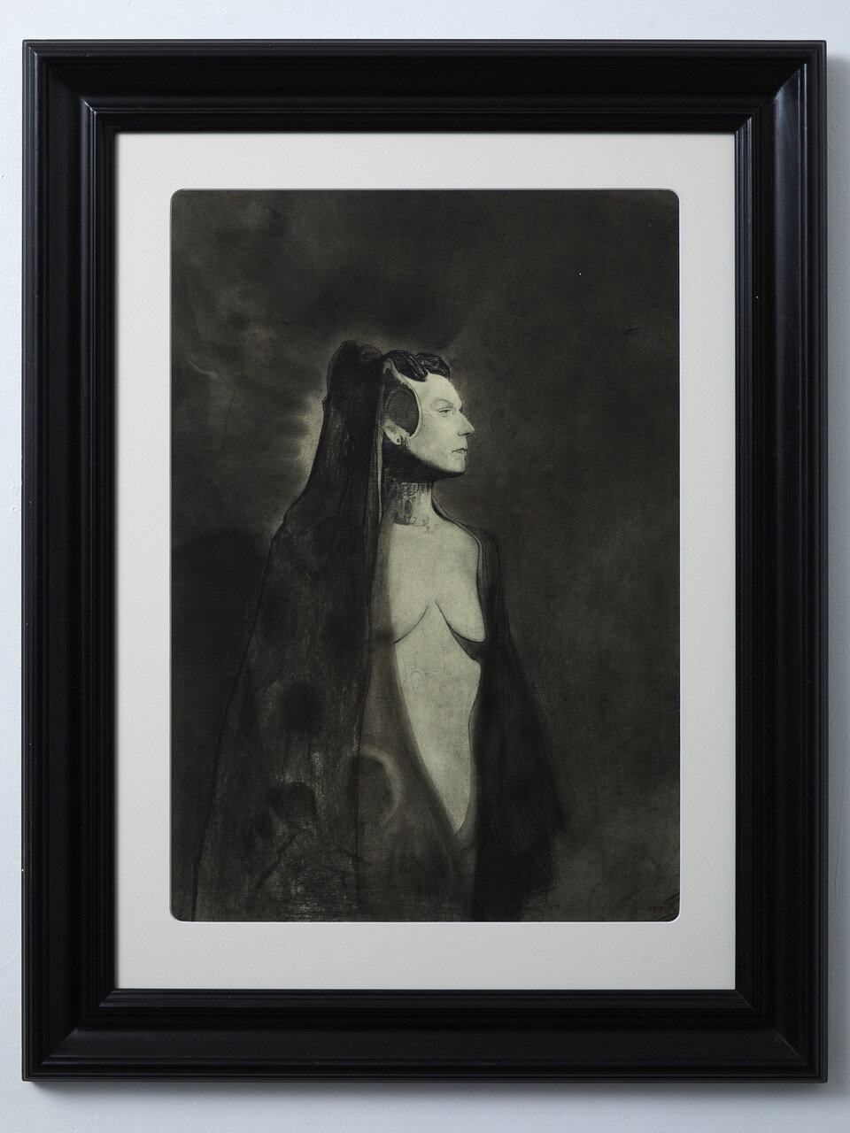 Jason Greig Matriarchal Mary 2019 charcoal on paper 620 x 430mm