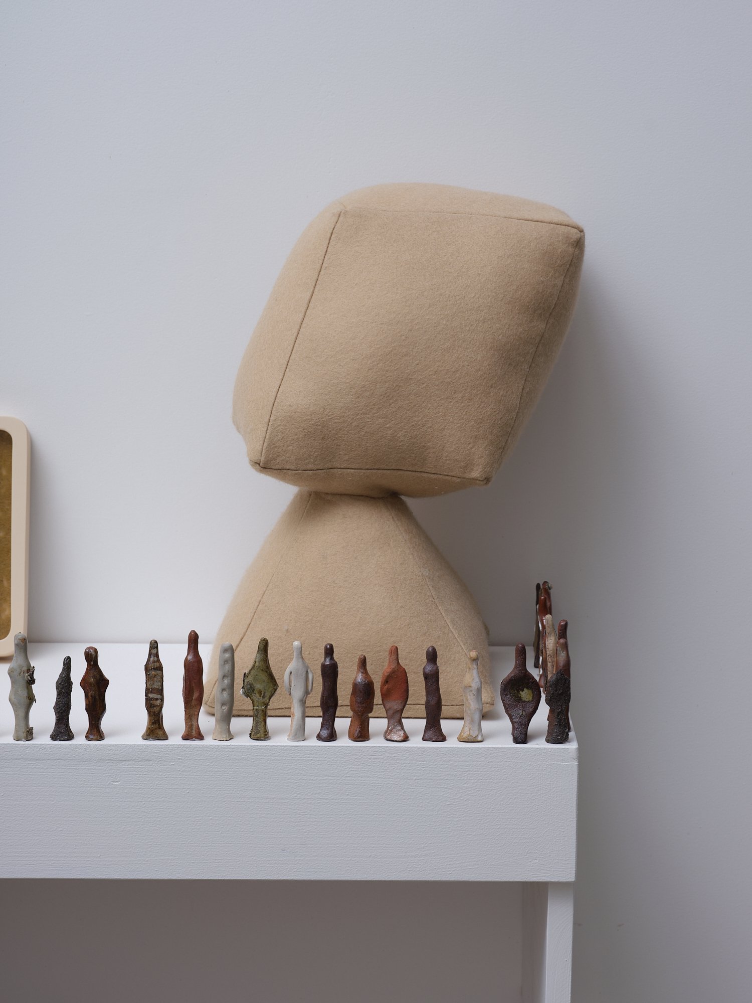 8 2023 wool felt, thread, stuffing 380 x 280mm