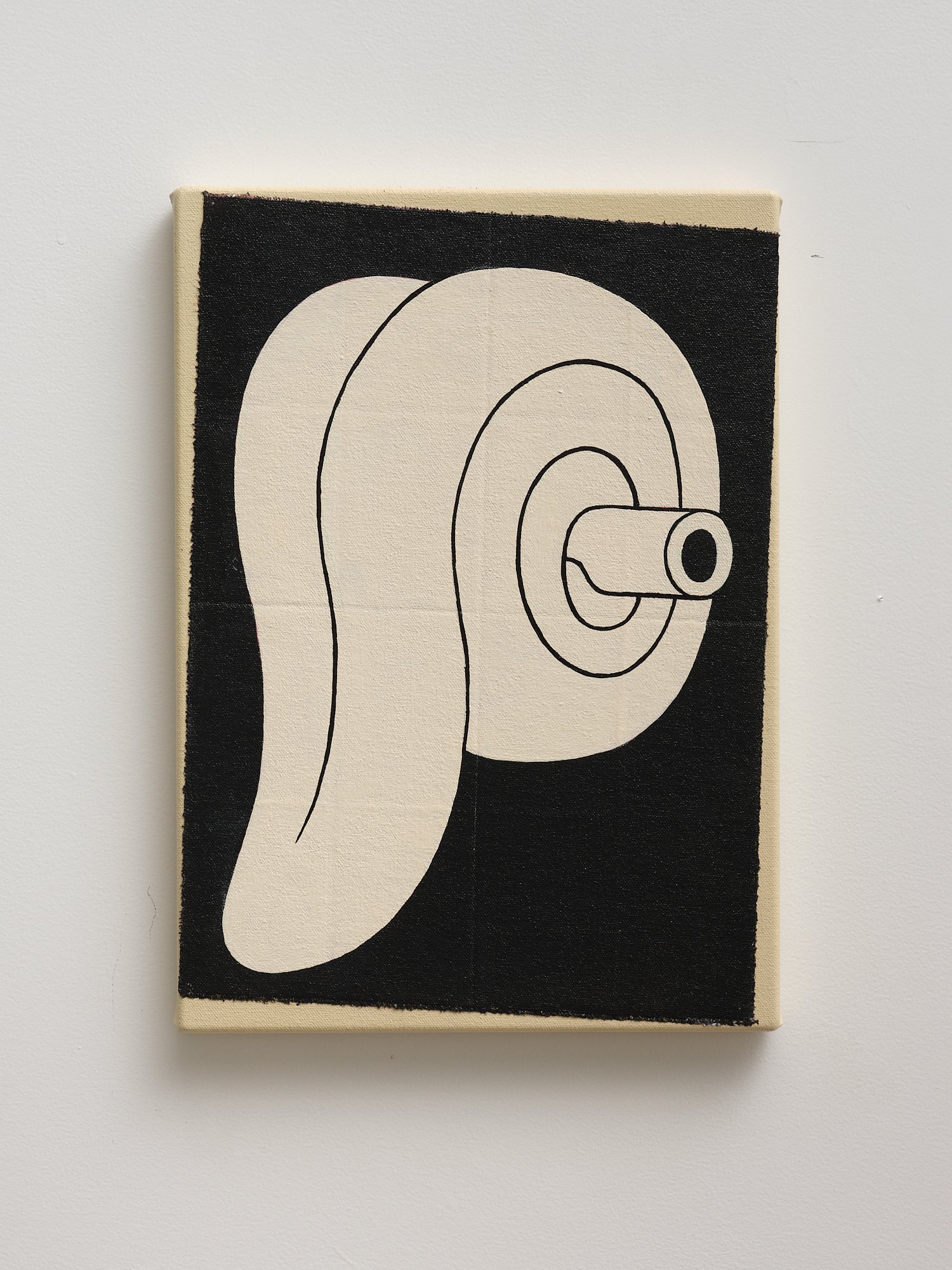 Halfwit 2024 acrylic on canvas 350 x 250mm