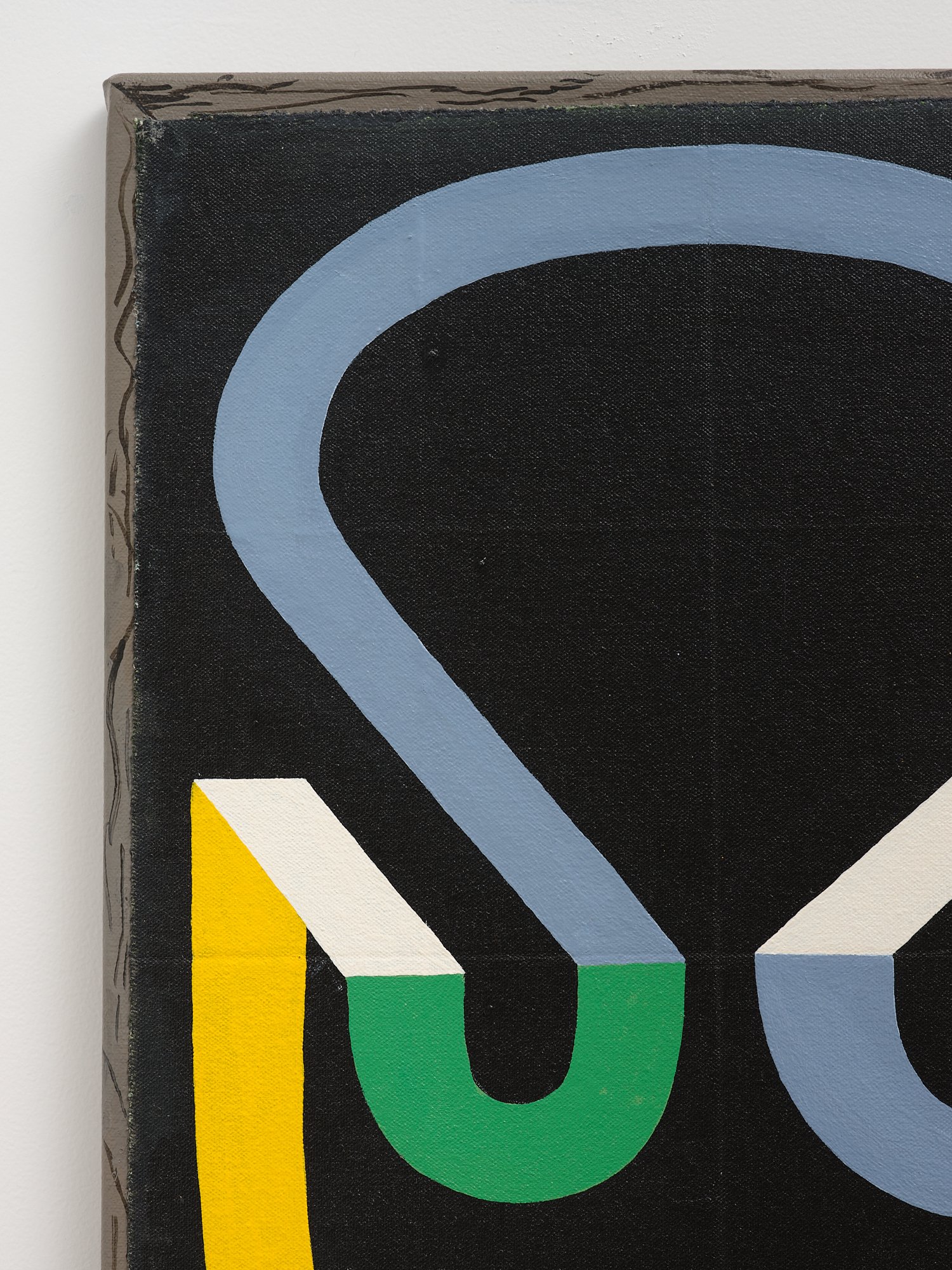 Abel (detail) 2023 acrylic on canvas 500 x 350mm