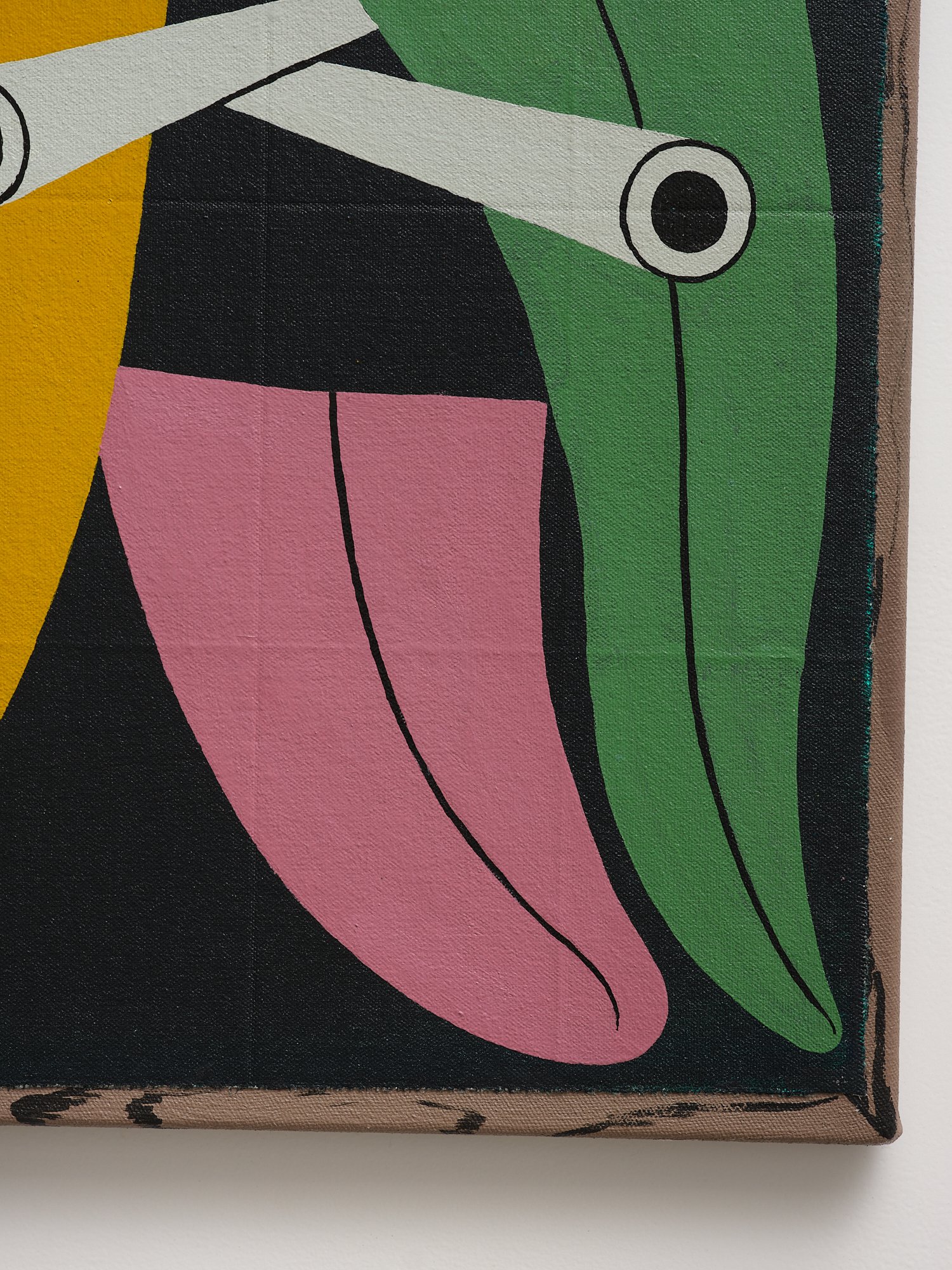 Will (detail) 2024 acrylic on canvas 505 x 350mm