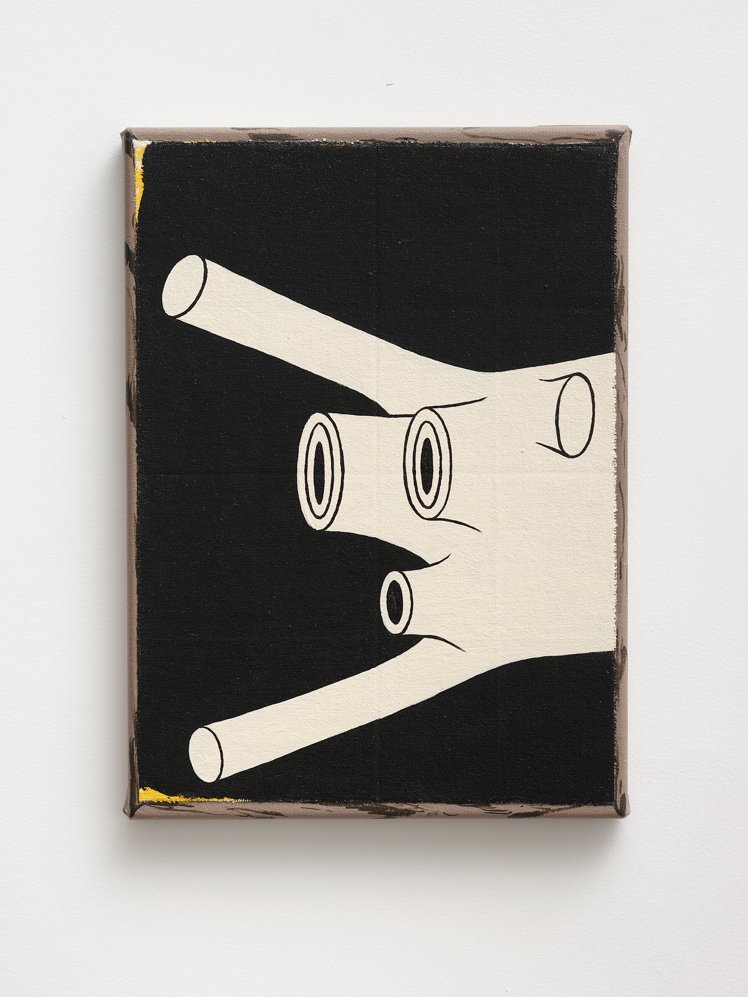 Reenactment 2023 acrylic on canvas 350 x 250mm