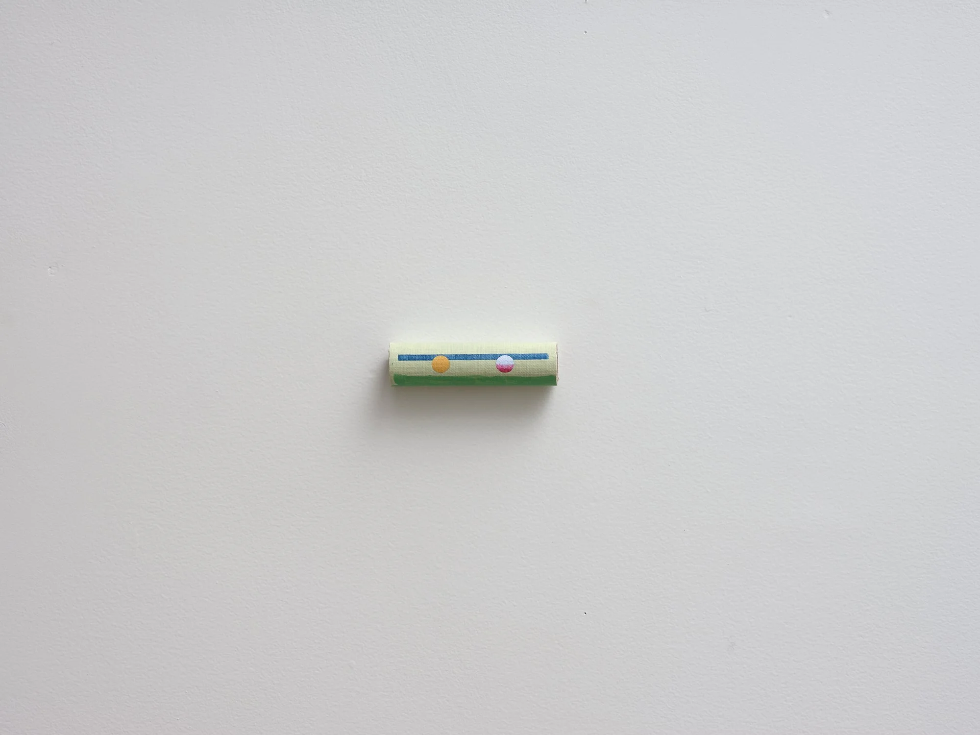   No title [7]  2024 acrylic on linen and cardboard 23 x 80 x 23mm 