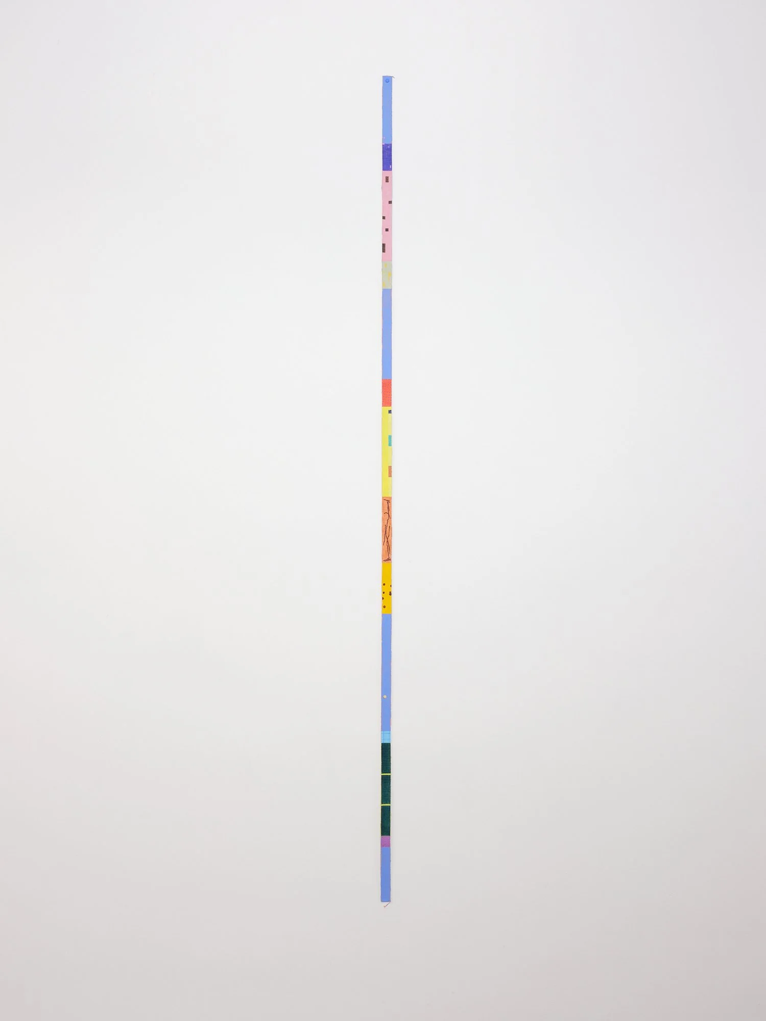   No title [8]  2023 acrylic on cotton tape  2345 x 26mm 