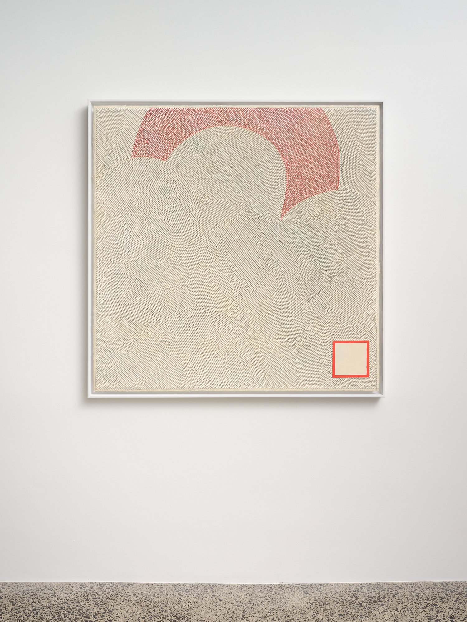 Rohan Wealleans Micro Climate Multi Verse 25 May - 22 June Rising Sun 2024 acrylic on aluminium 1220 x 1220mm