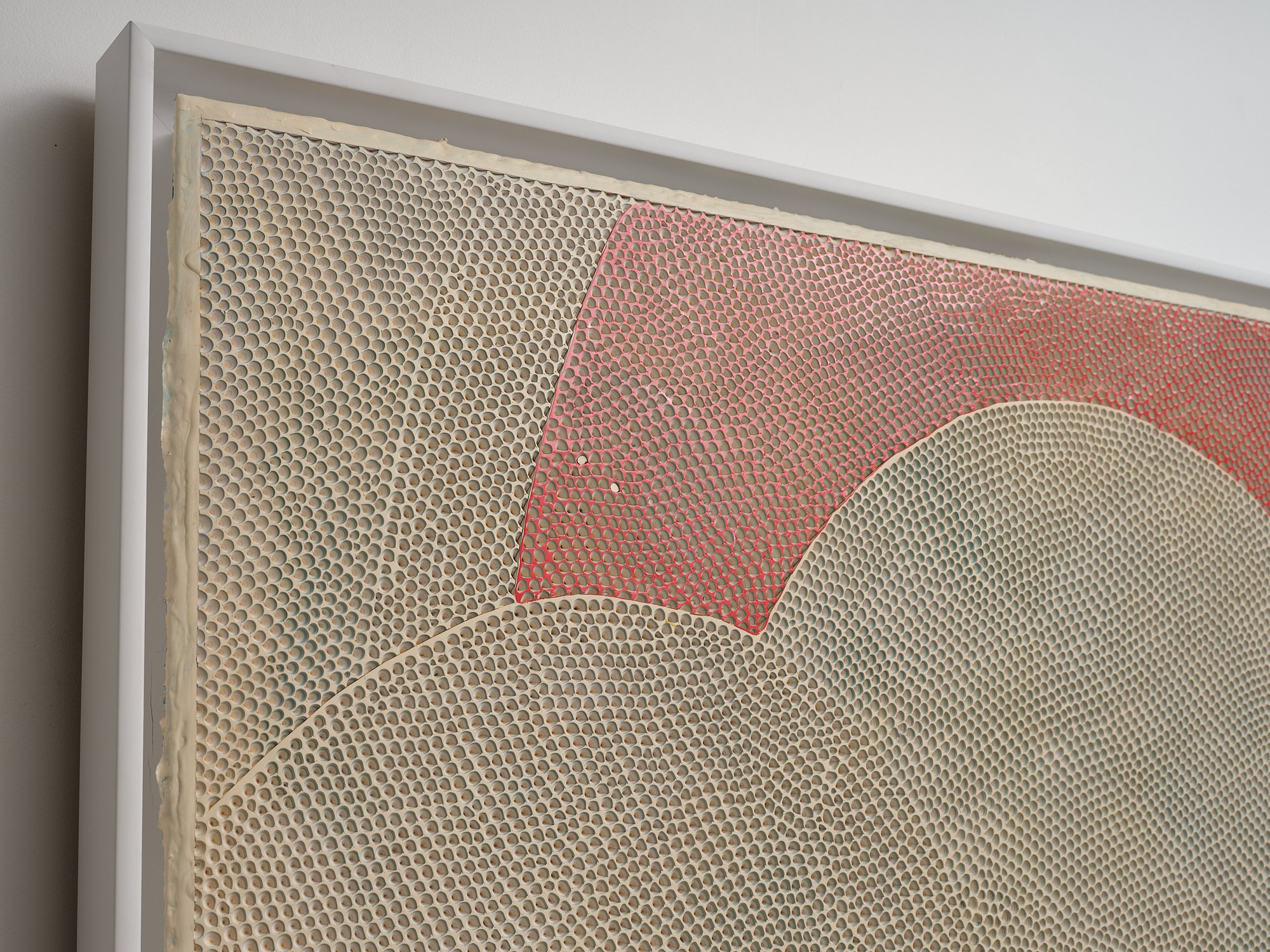 Rising Sun (detail) 2024 acrylic on aluminium 1220 x 1220mm