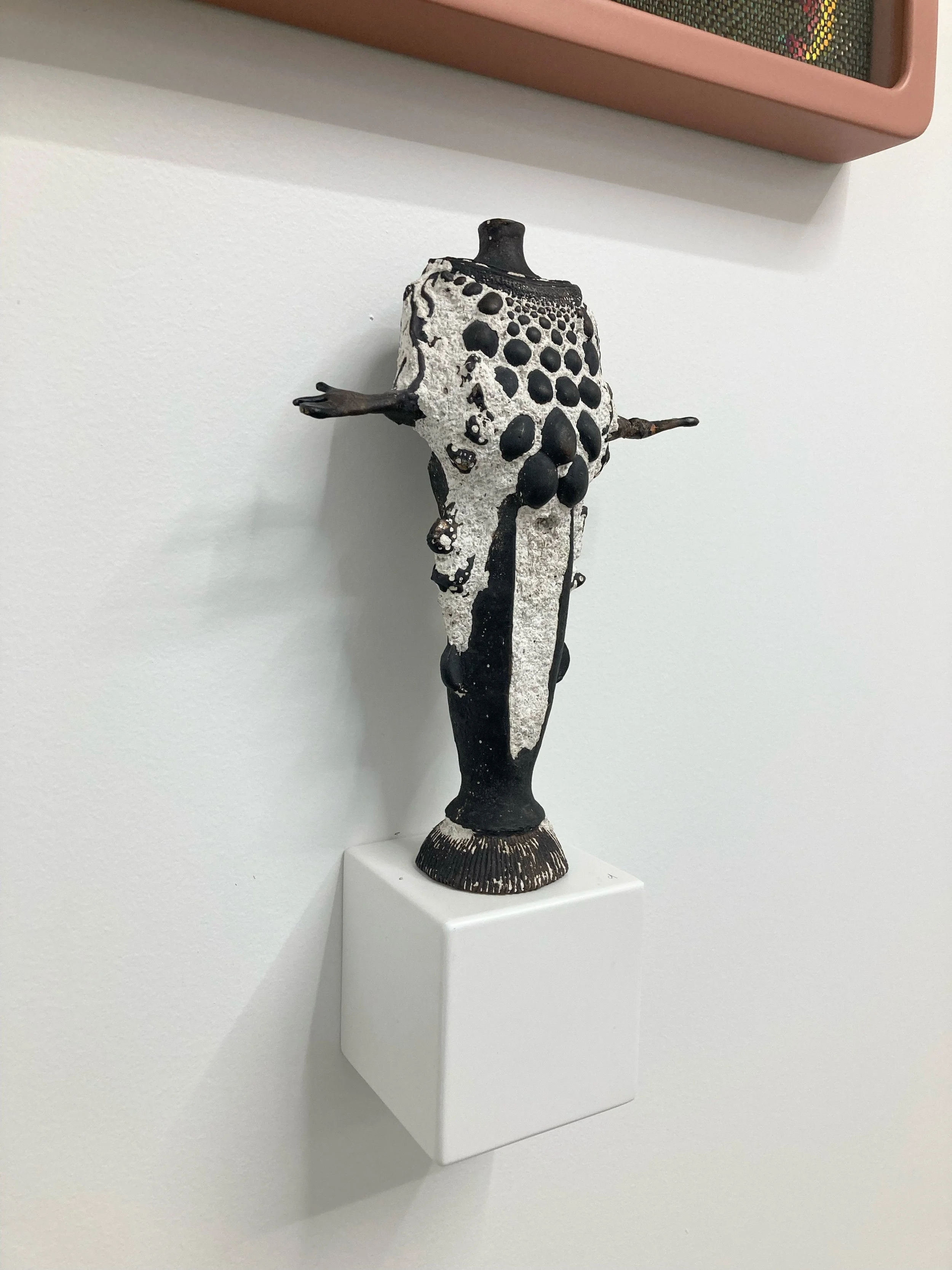   O Time Thy Pyramids III  2022 bronze and ceramic, edition of 5 305 x 160 x 60mm 