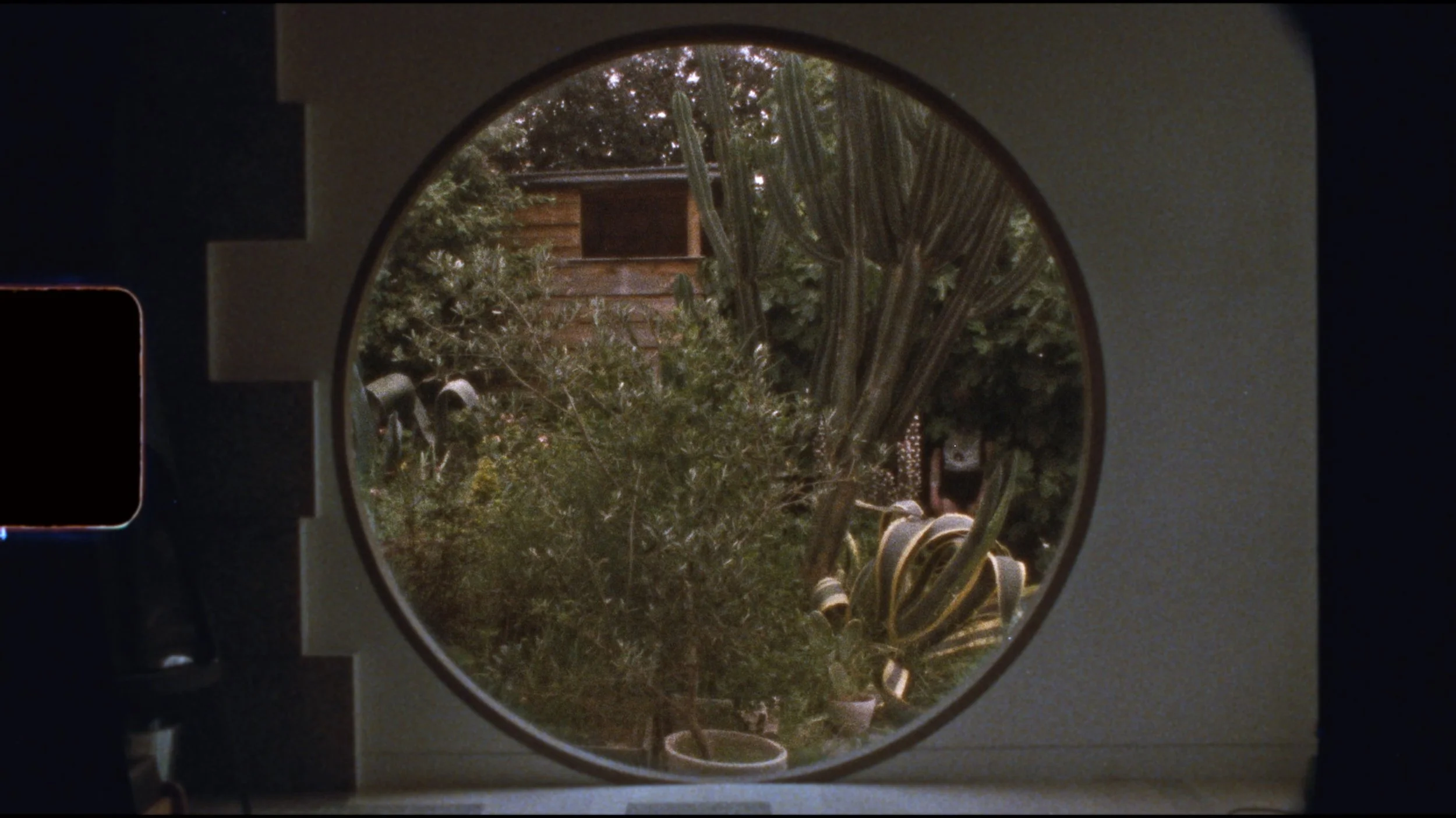   Round Window  2024 Super 8 Film transferred to digital (colour), 3min loop, edition of 3 + 1 AP 