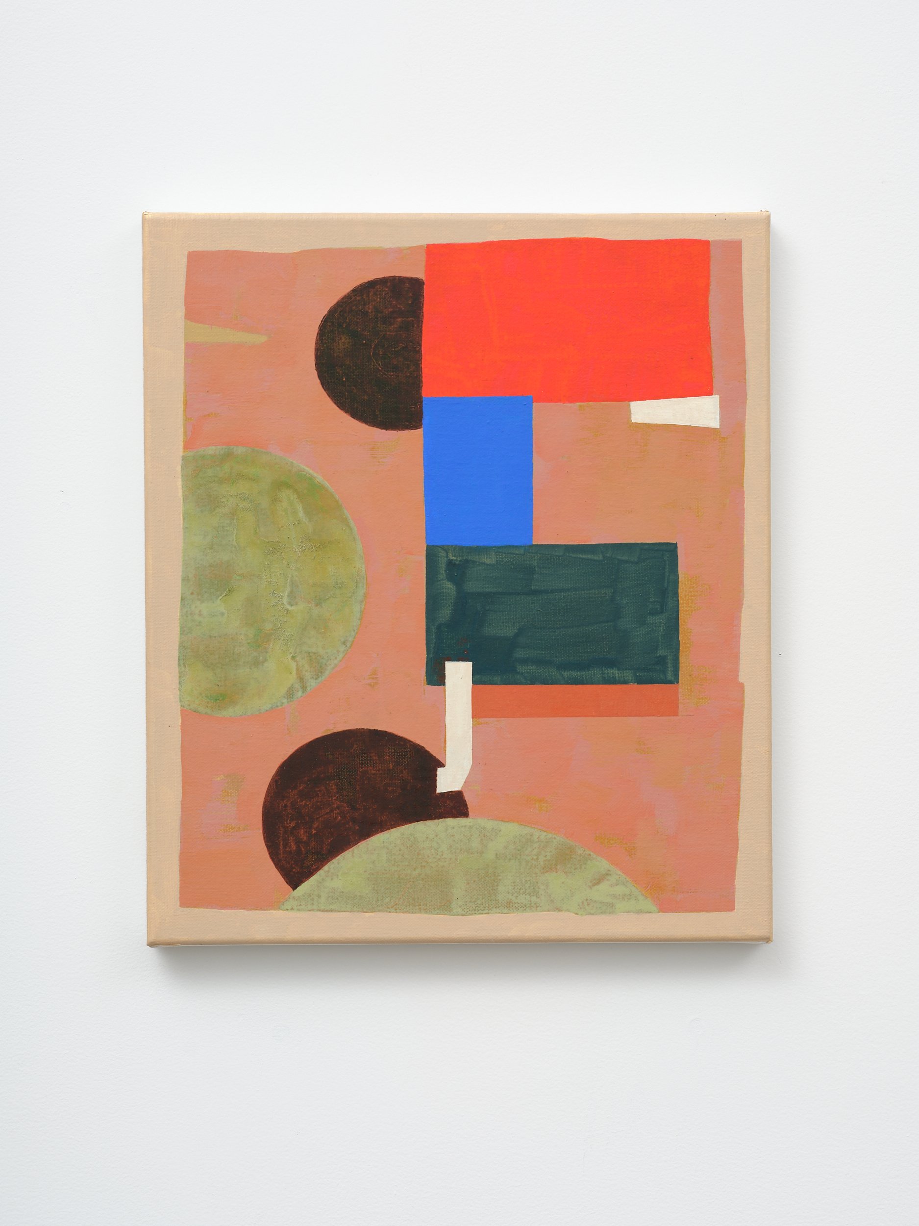 Dial It Up 2025 acrylic on canvas 350 x 300mm