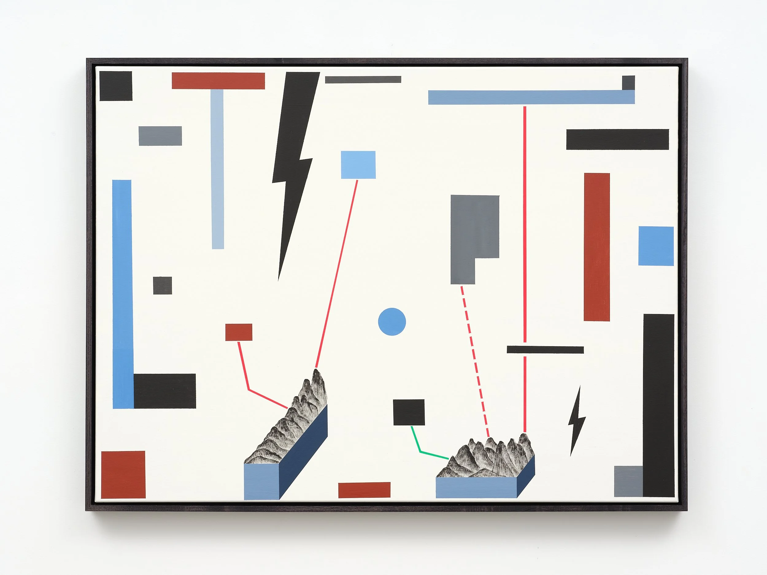 Tony de Lautour Location 26 July - 23 August Black Mountain 2 2025 acrylic on canvas 750 x 1000mm
