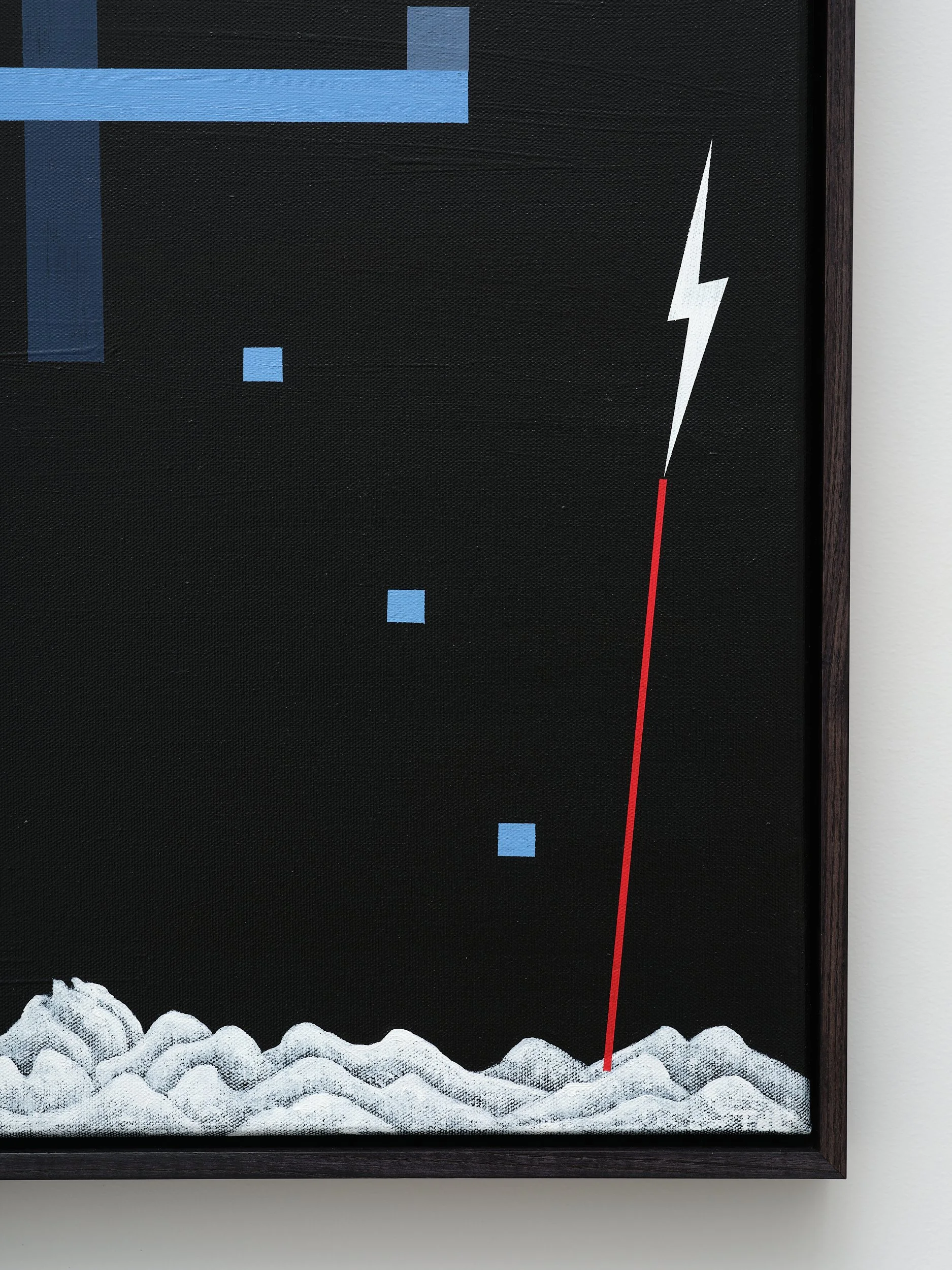 Location 2 (detail) 2025 acrylic on canvas 500 x 1020mm