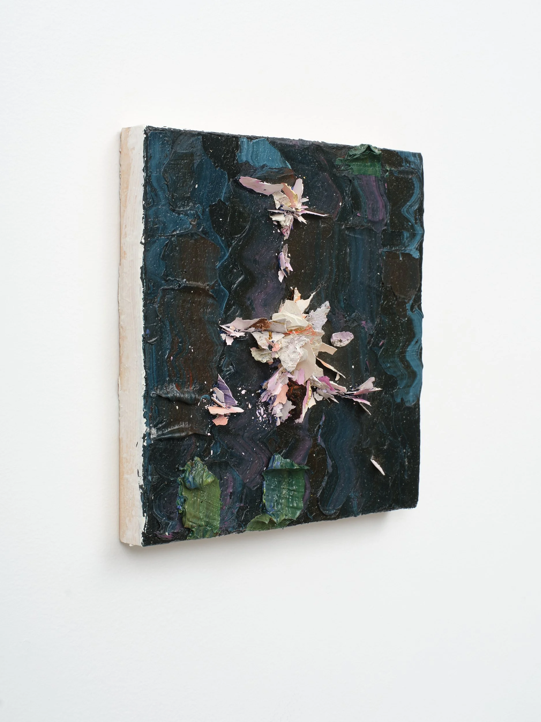   Open and See   2020 - 2021 oil on board 205 x 205mm 