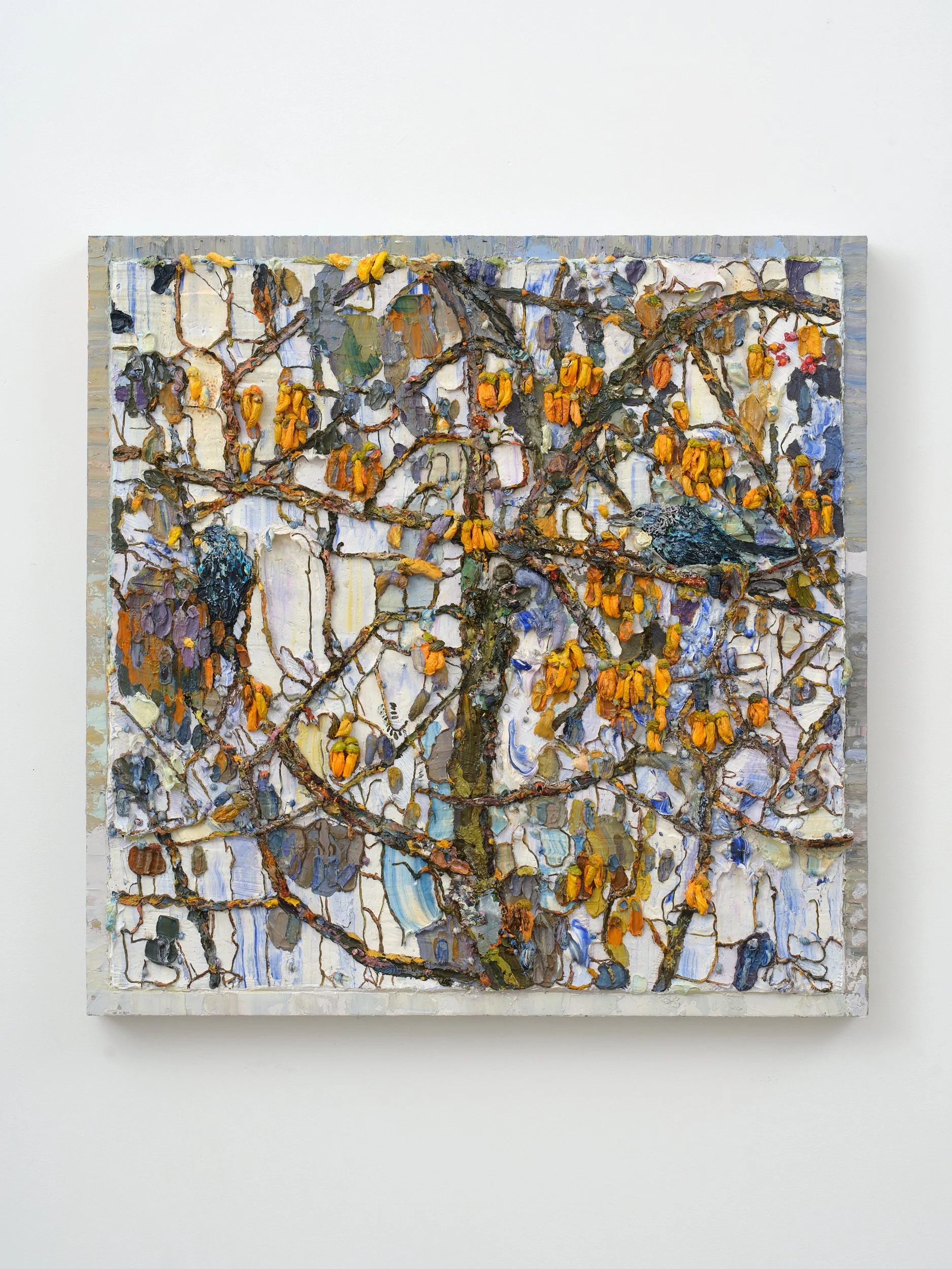   Made heavy  2023 oil on linen 650 x 650mm 