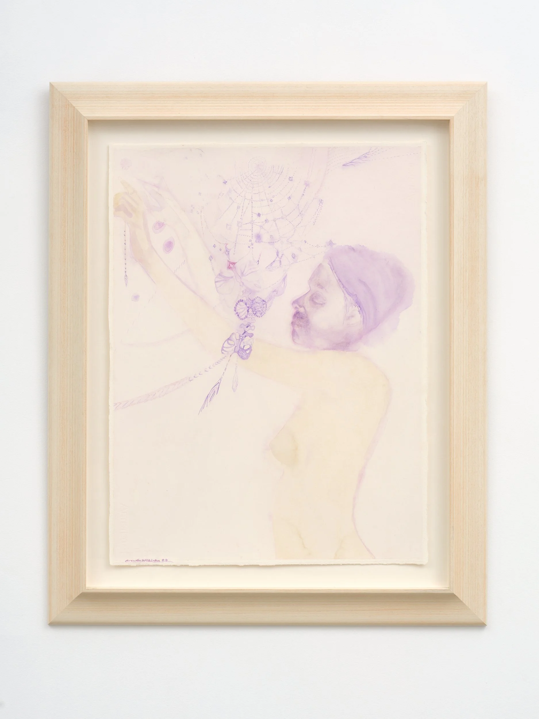   Untitled 2  2008 watercolour on paper 750 x 570mm (image) 990 x 800mm (framed) 