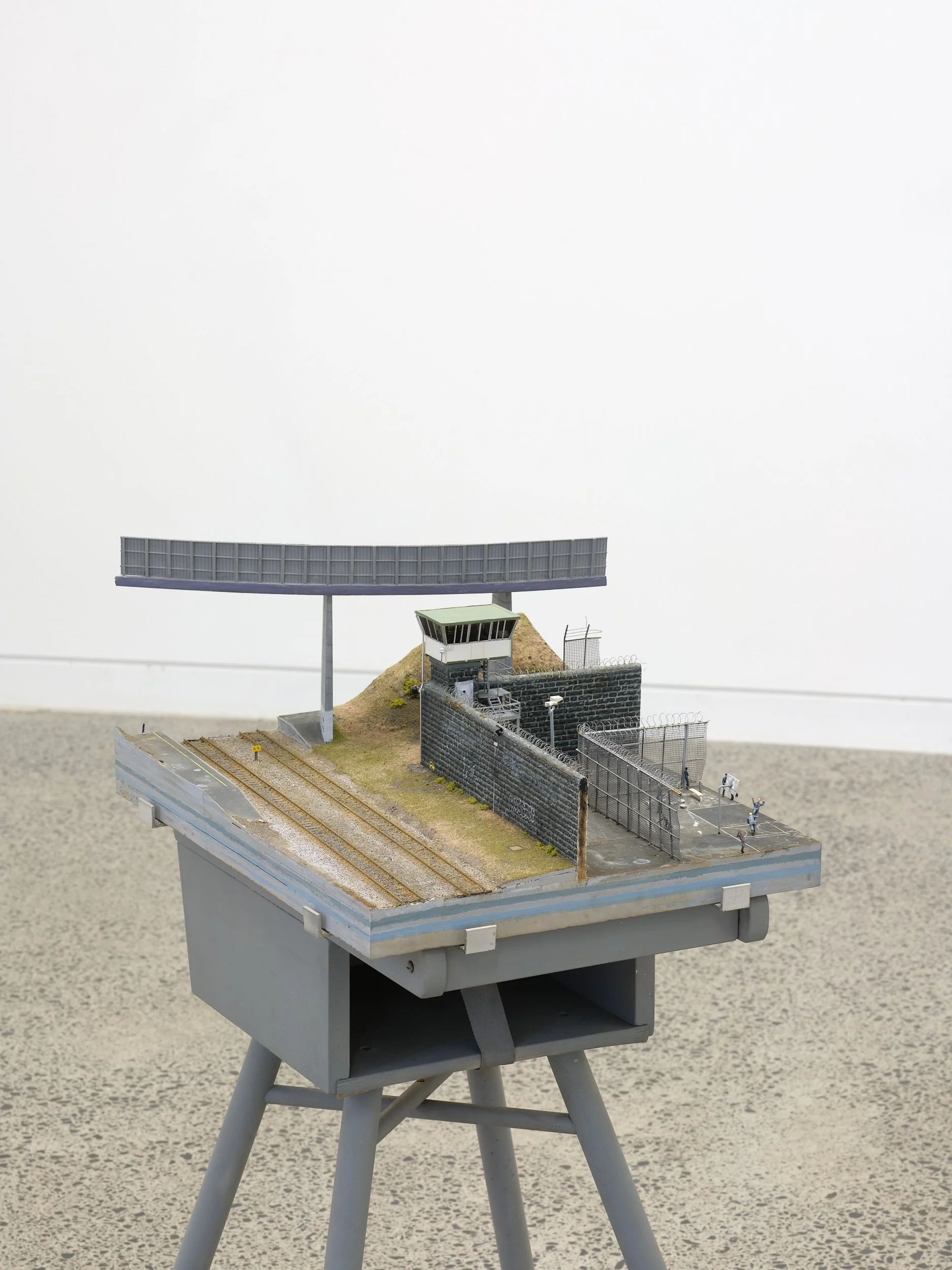   Cooking an egg  (detail) 2002 mixed media on found high chair 510 x 405 x 230mm (diorama) 310 x 470 x 720mm (high chair) 