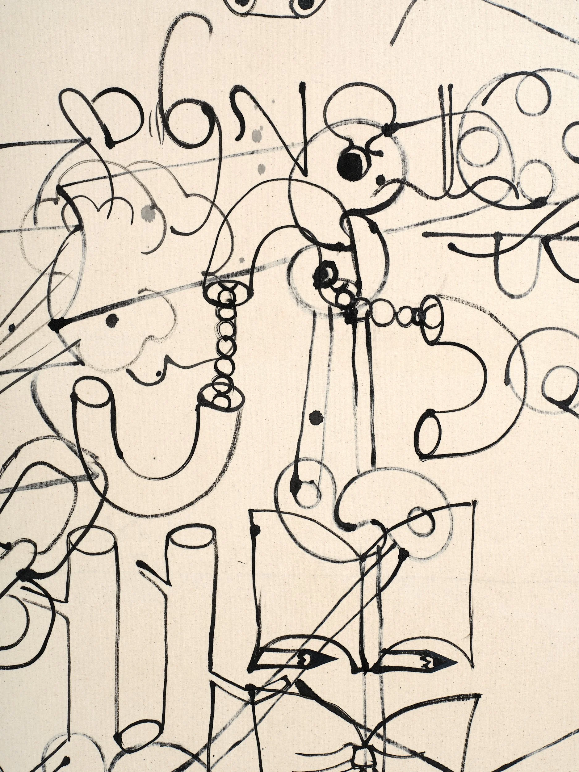   Tofua  (detail) 2026 acrylic on canvas 1100 x 1400mm 