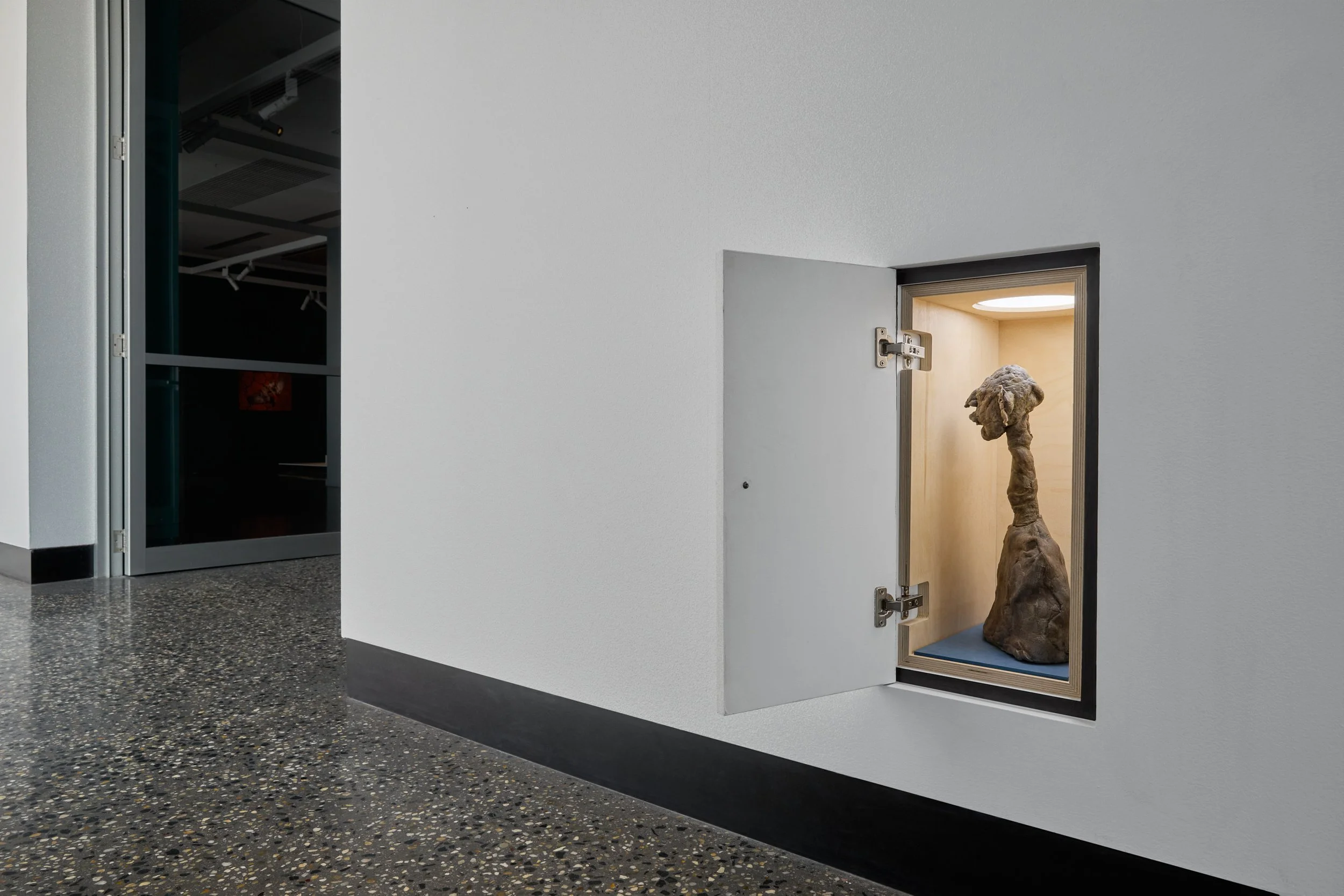  Francis Upritchard,  She Saw, Sea Shore  Installation view from the exhibition at MAMA | Murray Art Museum Albury Albury, 2026.  Images courtesy of Jeremy Weihrauch and MAMA | Murray Art Museum Albury Albury. 