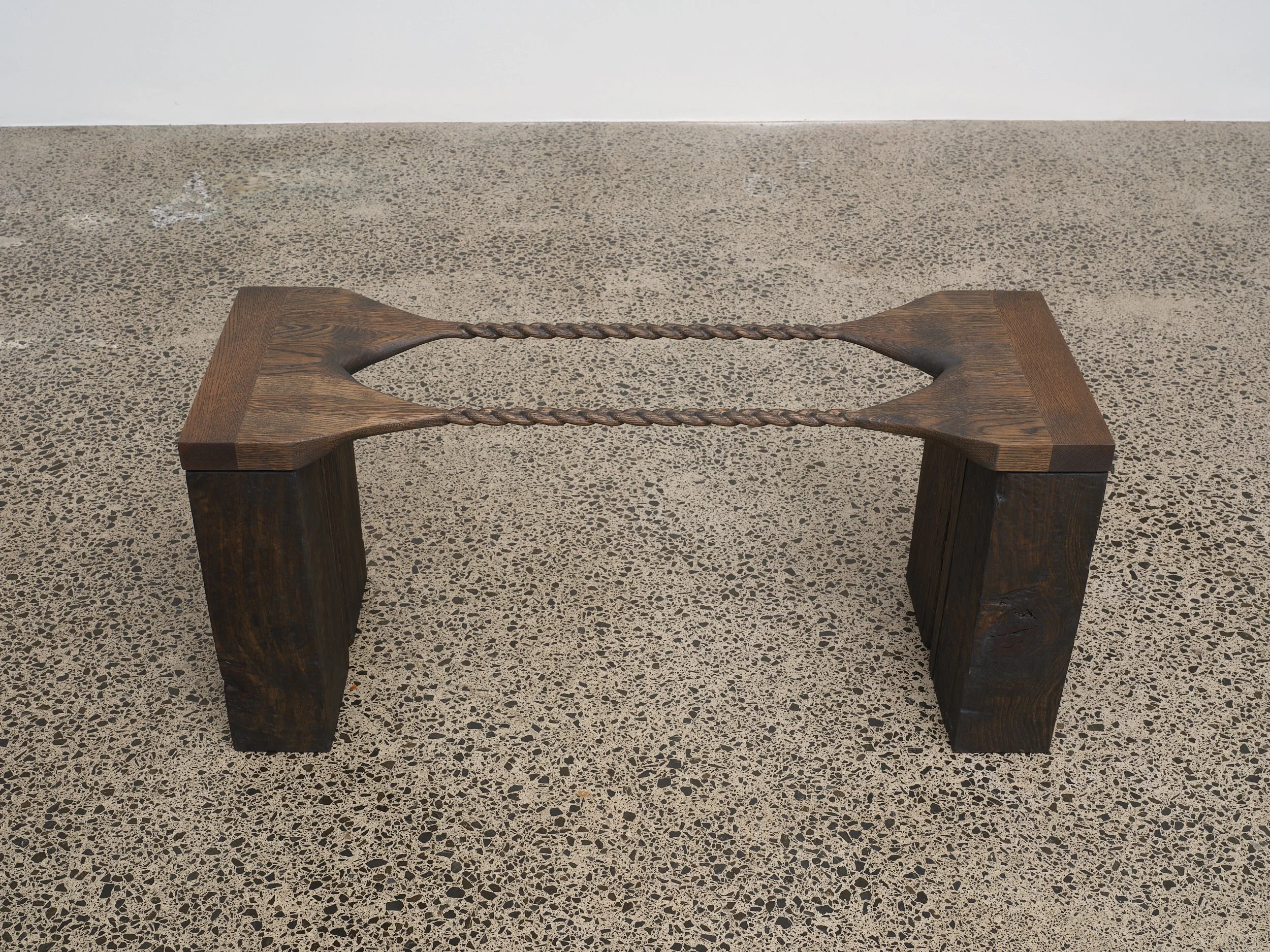   Cheek to Cheek  2023 American oak, pine 1035 x 370 x 470mm 