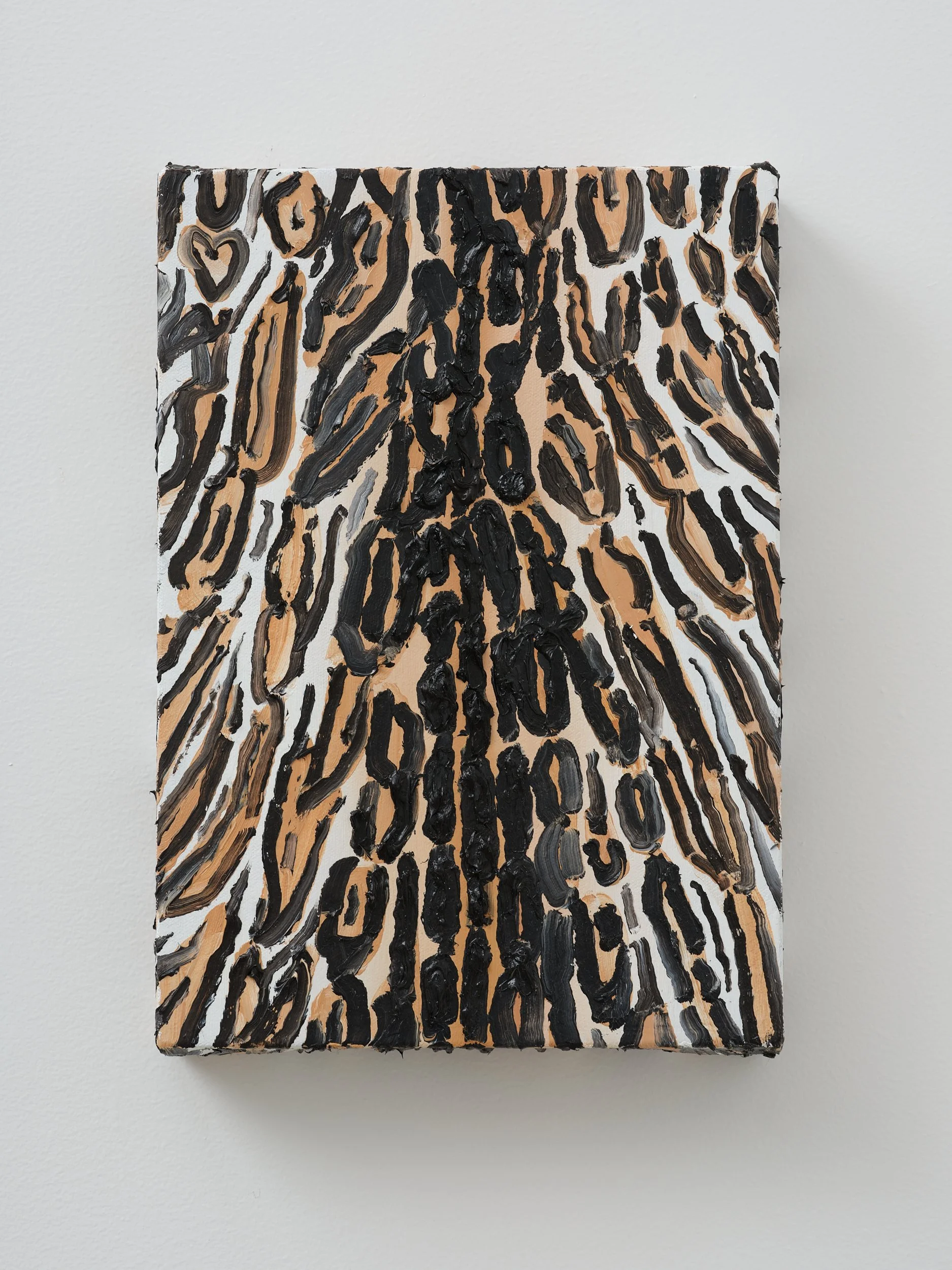   Ocelot  2026 Oil on canvas 210 x 297 x 45mm 